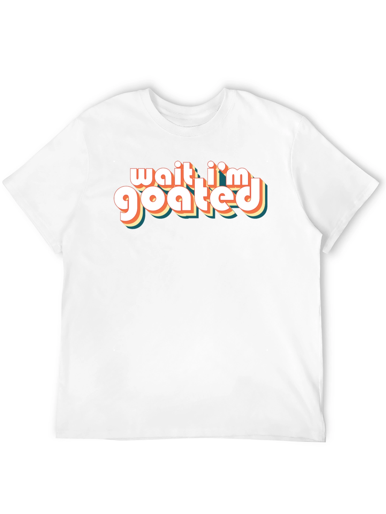 Wait Im Goated T-Shirt - Retro Style Tee