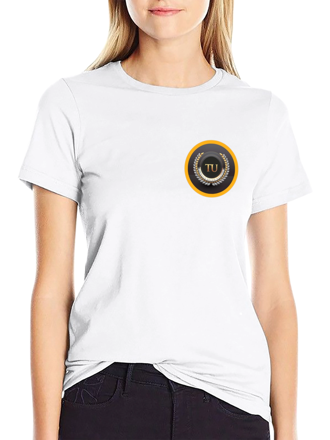 Black Tee with TU Emblem