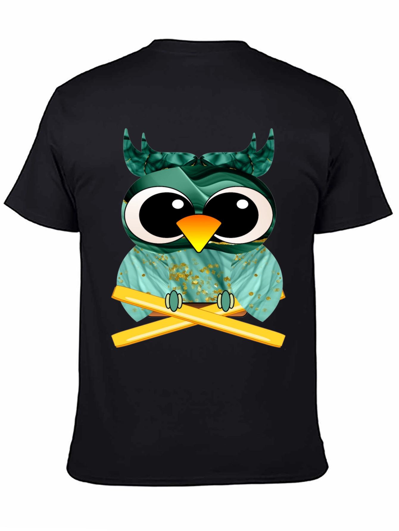 Whimsical Owl Graphic Tee - Unique Design