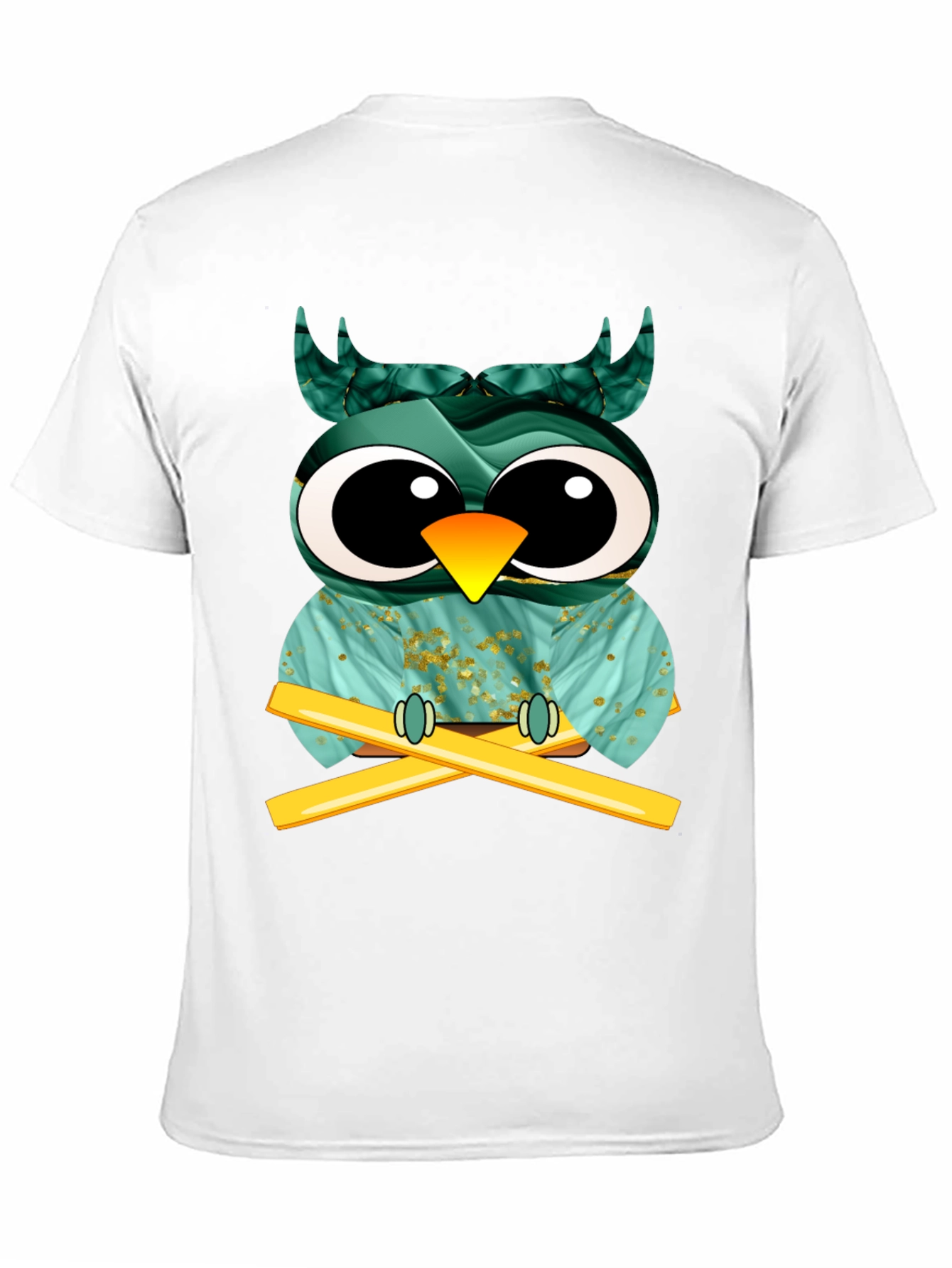 Whimsical Owl Graphic Tee - Unique Design