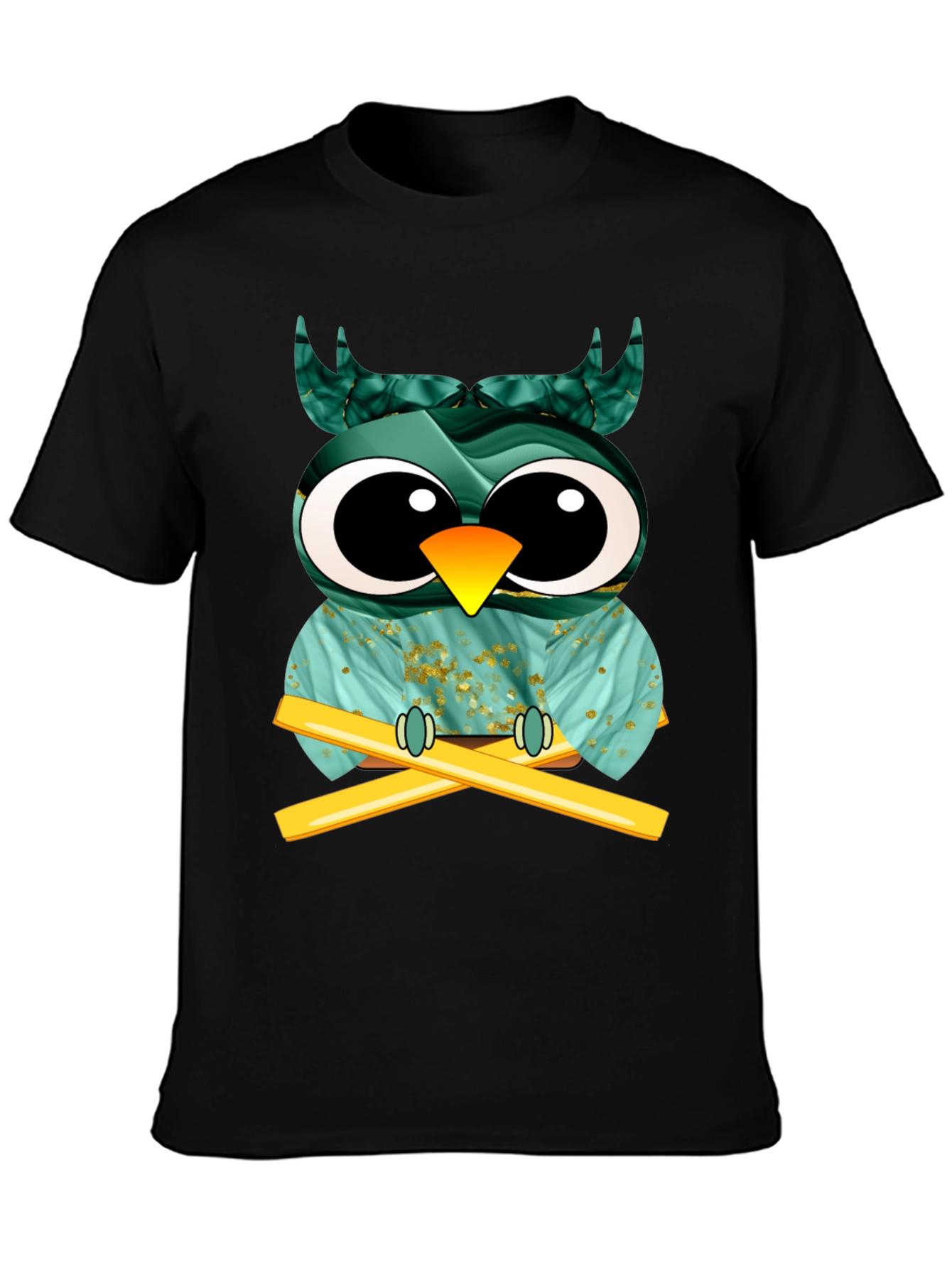 Whimsical Owl Graphic Tee - Unique Design