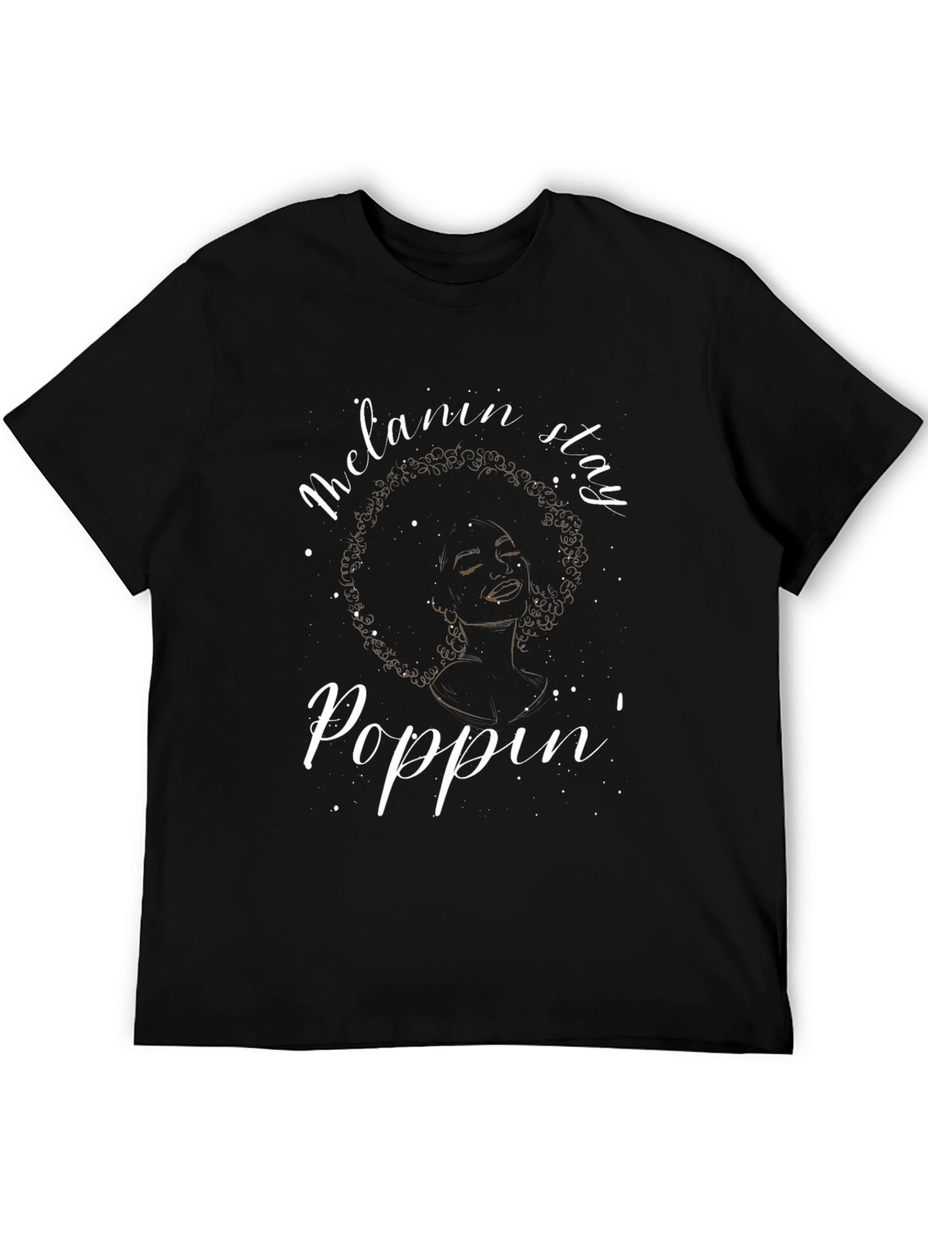 Melanin Stay Poppin Graphic Tee