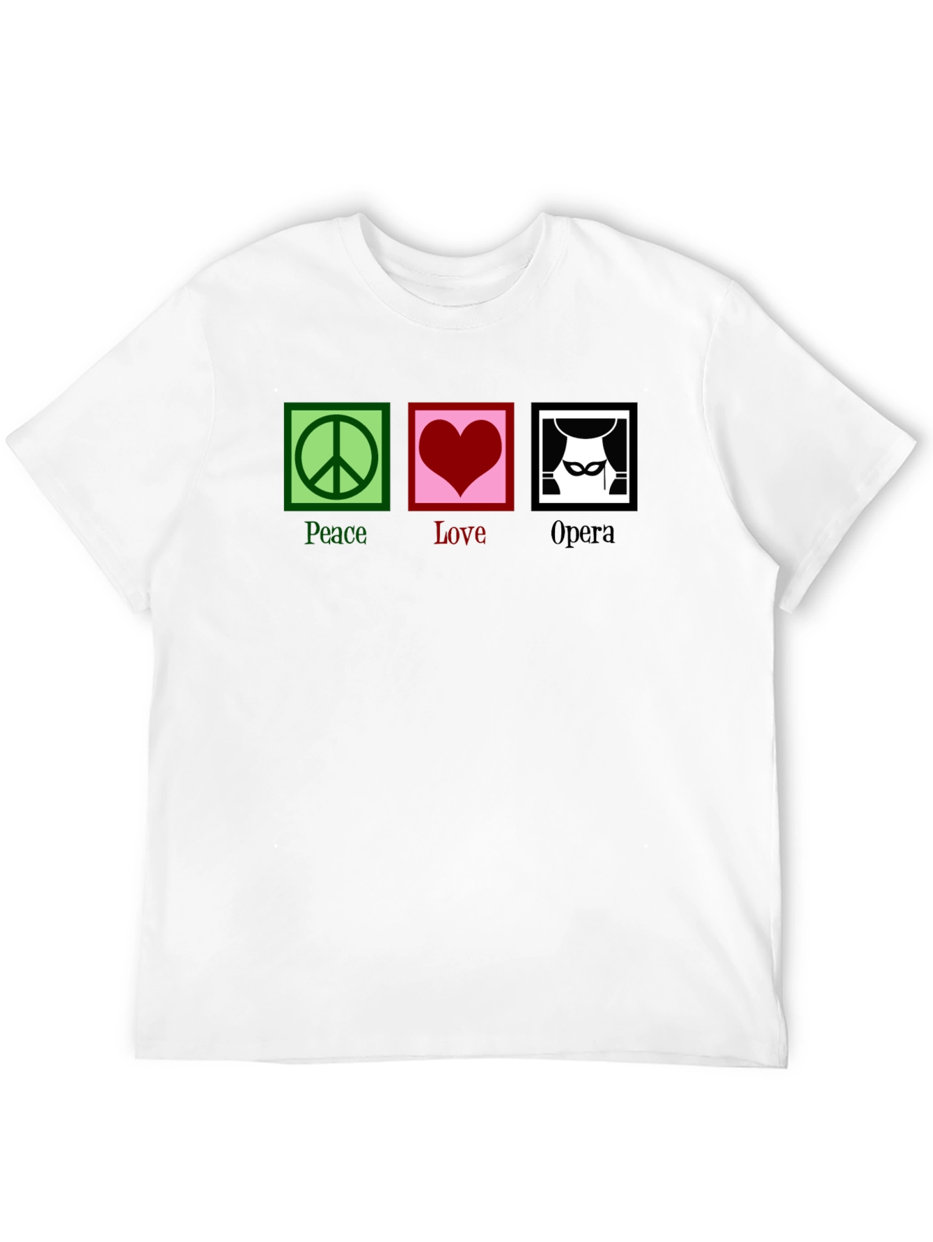 Peace Love Opera Graphic T-Shirt