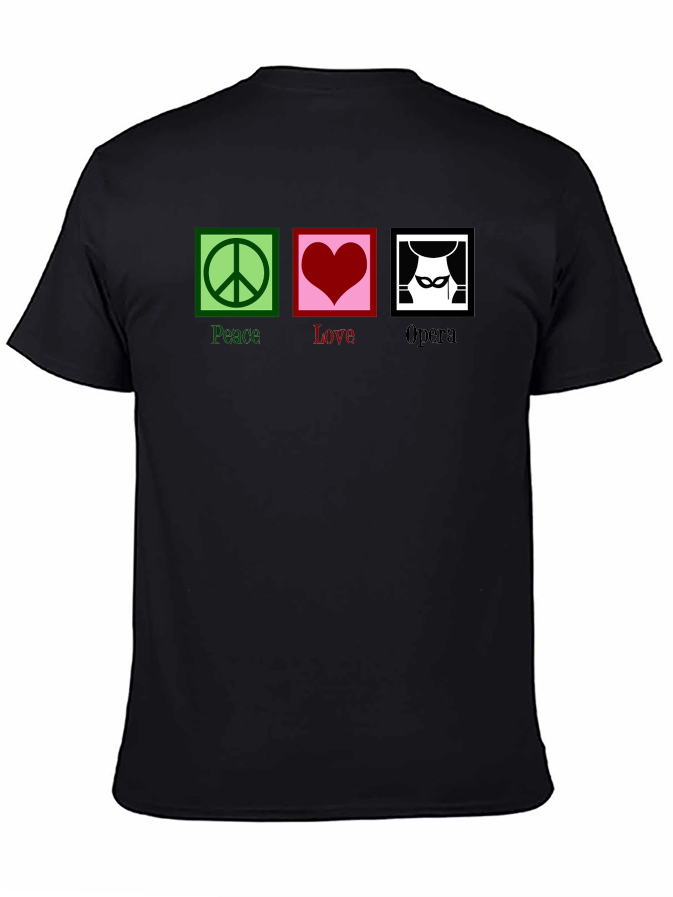 Peace Love Opera Graphic T-Shirt