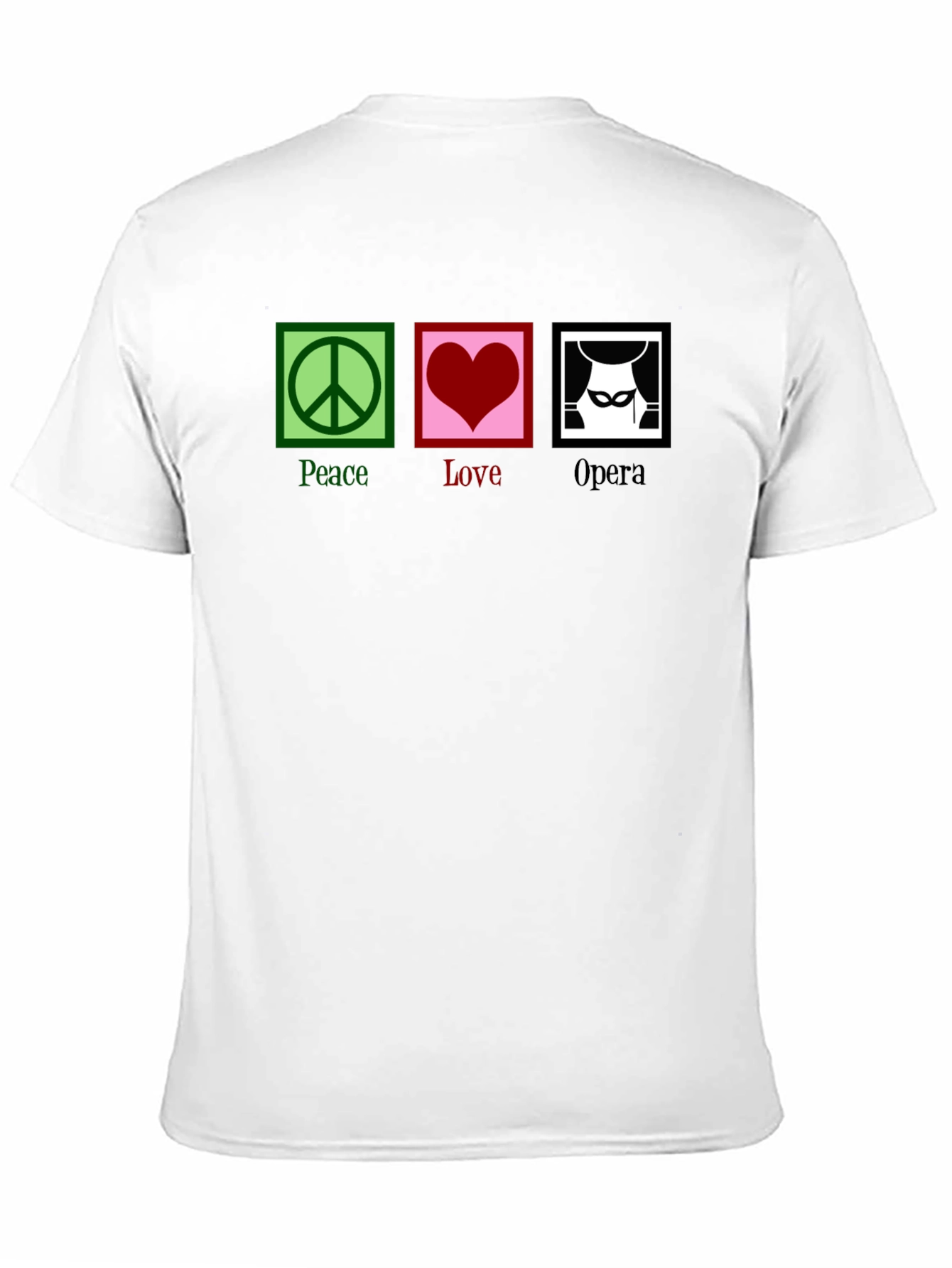 Peace Love Opera Graphic T-Shirt