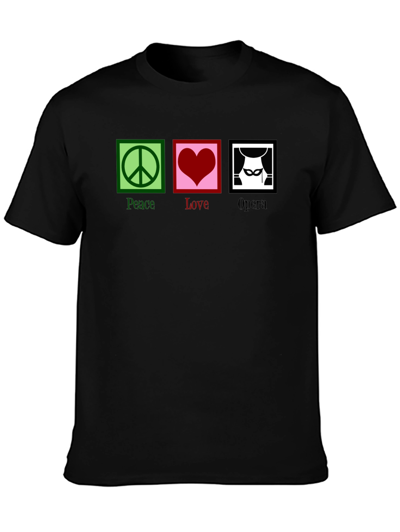 Peace Love Opera Graphic T-Shirt