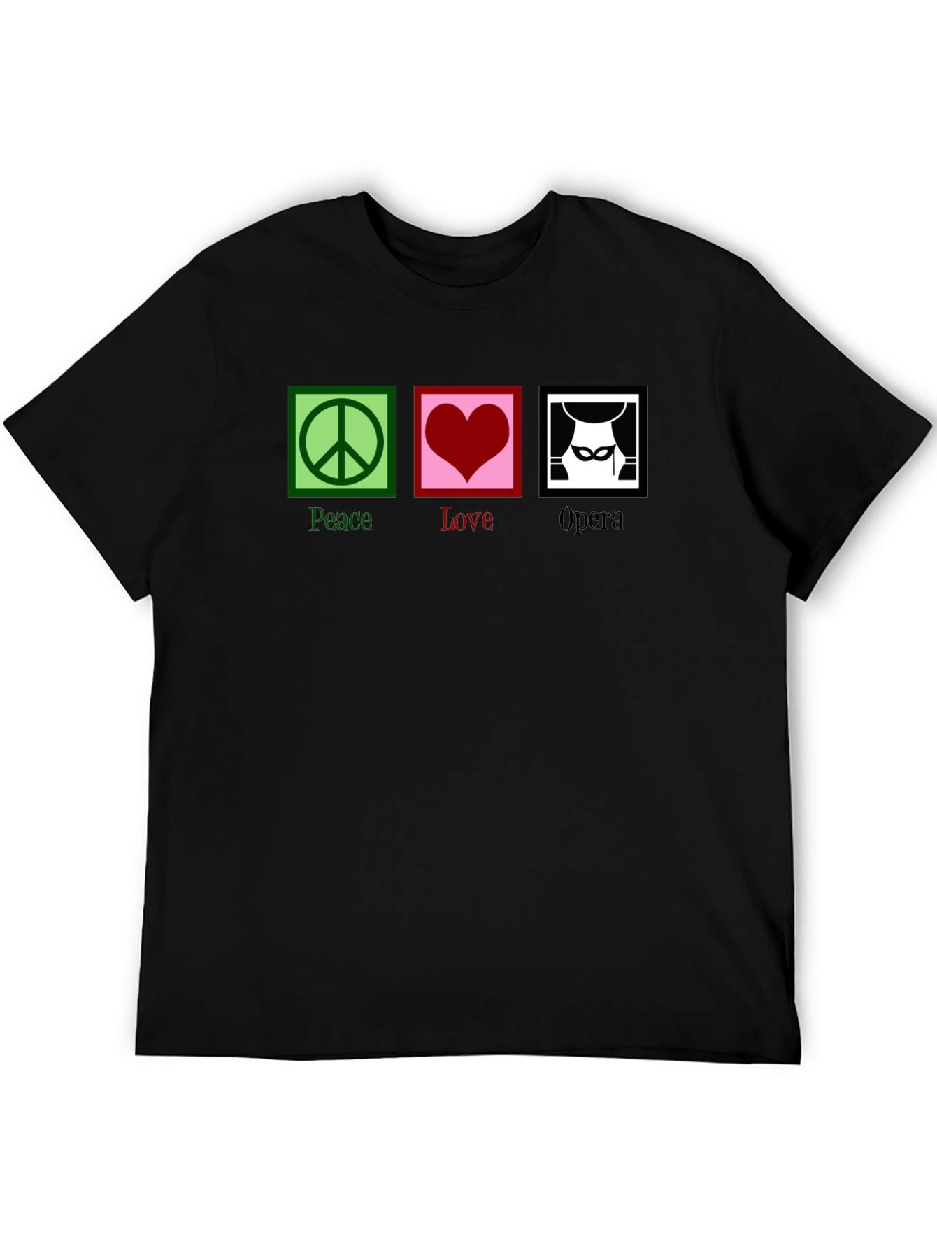 Peace Love Opera Graphic T-Shirt