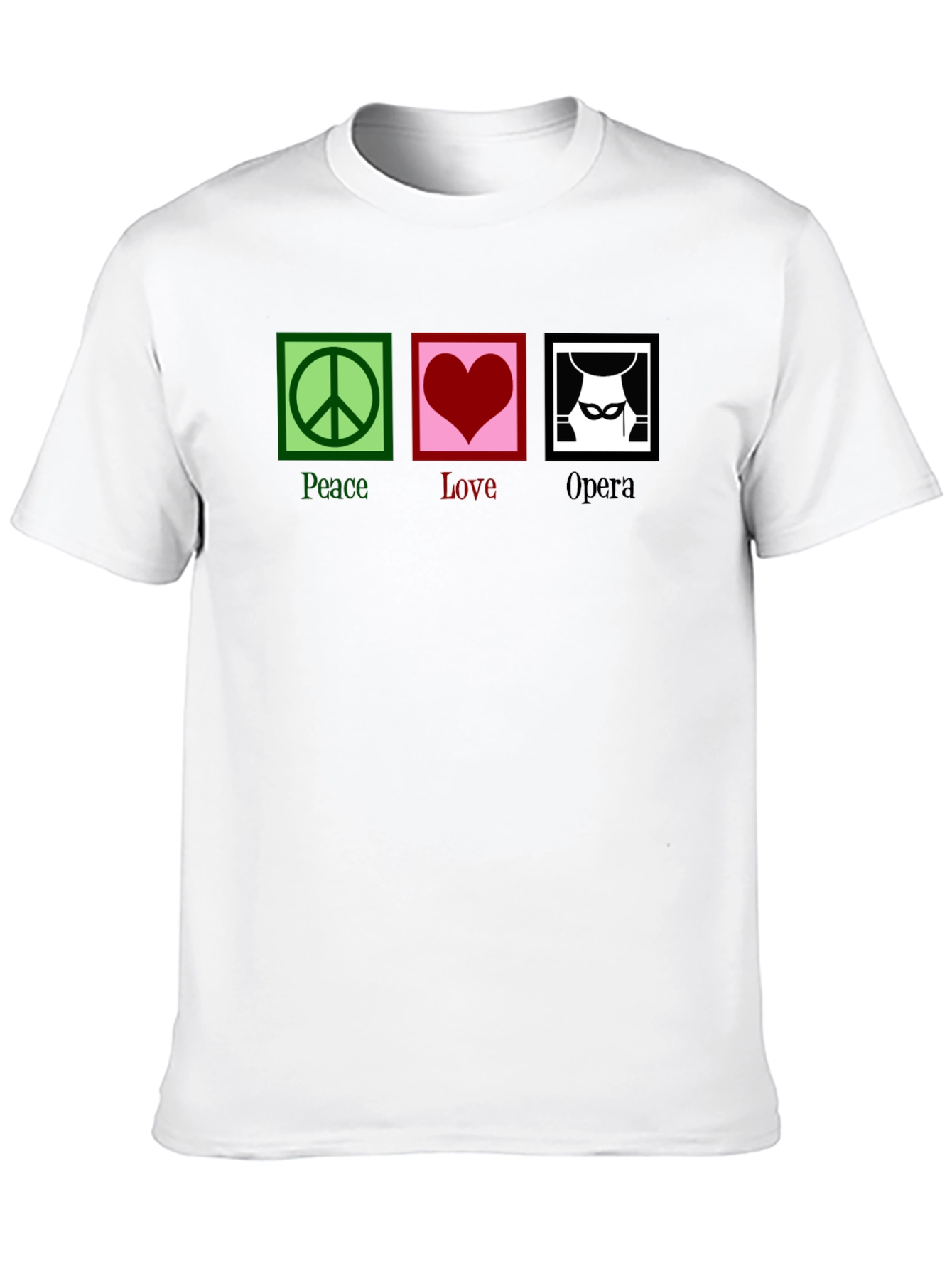 Peace Love Opera Graphic T-Shirt