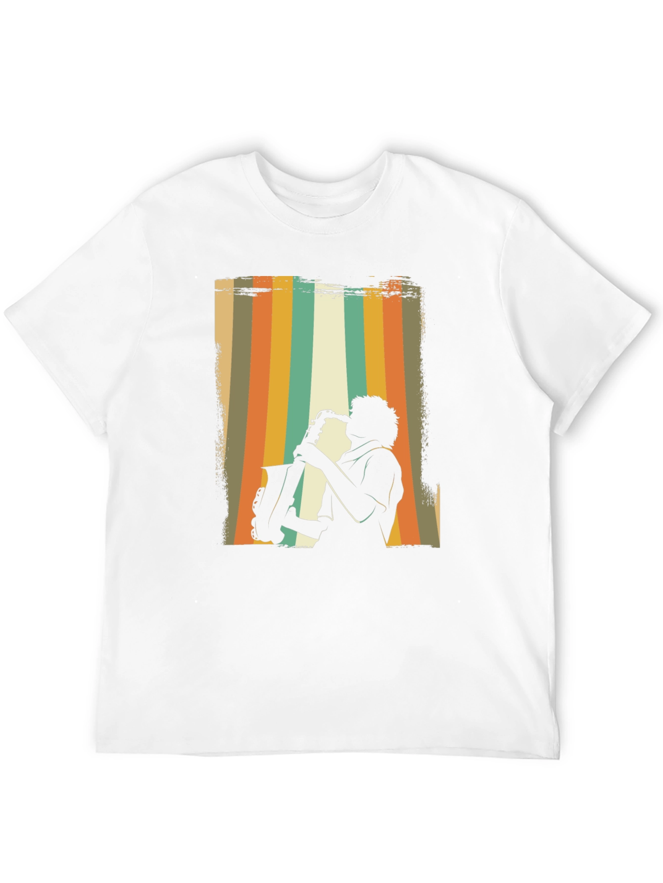 Retro Saxophone Player Graphic T-Shirt