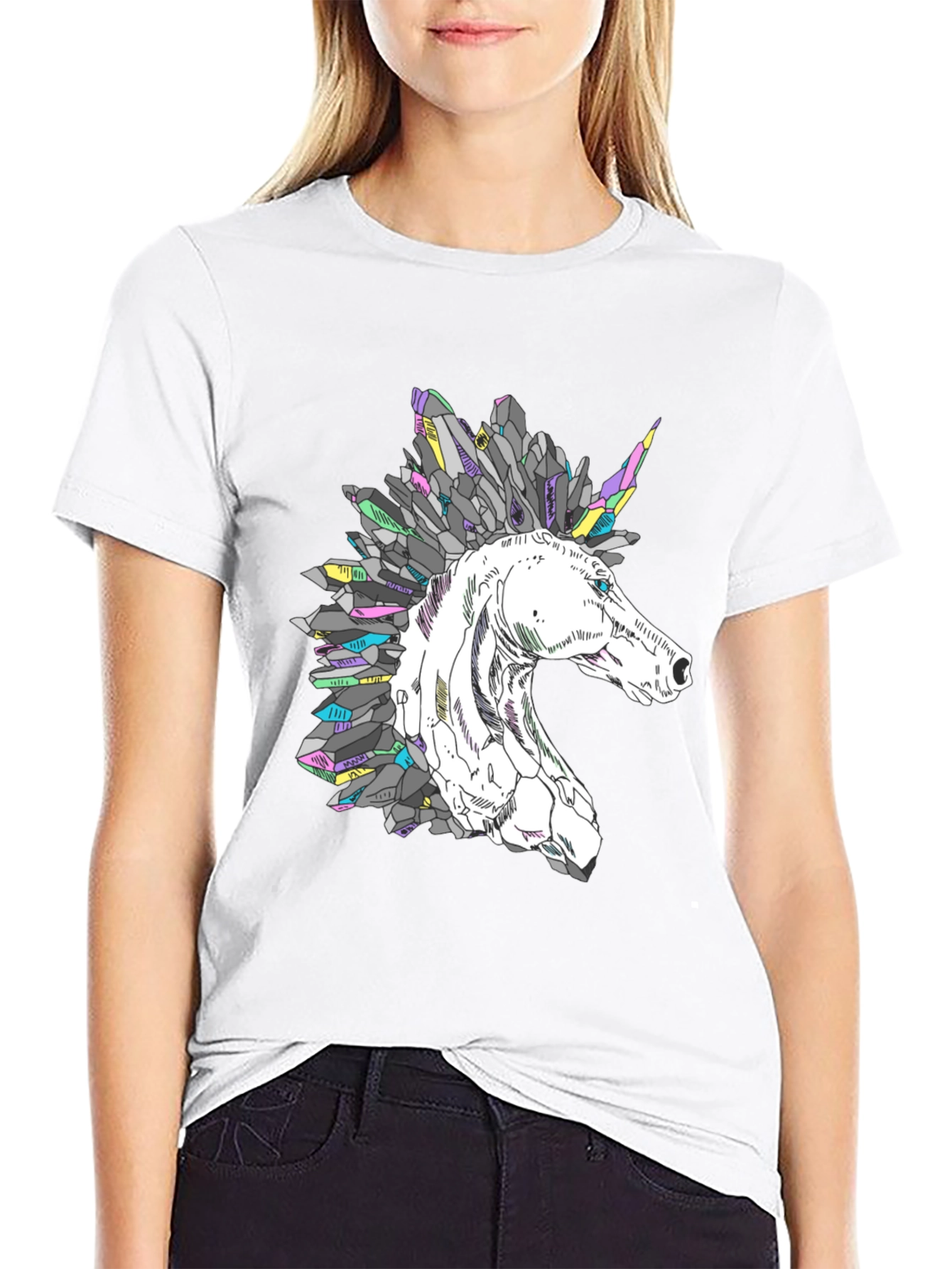 Crystal Unicorn Graphic Tee