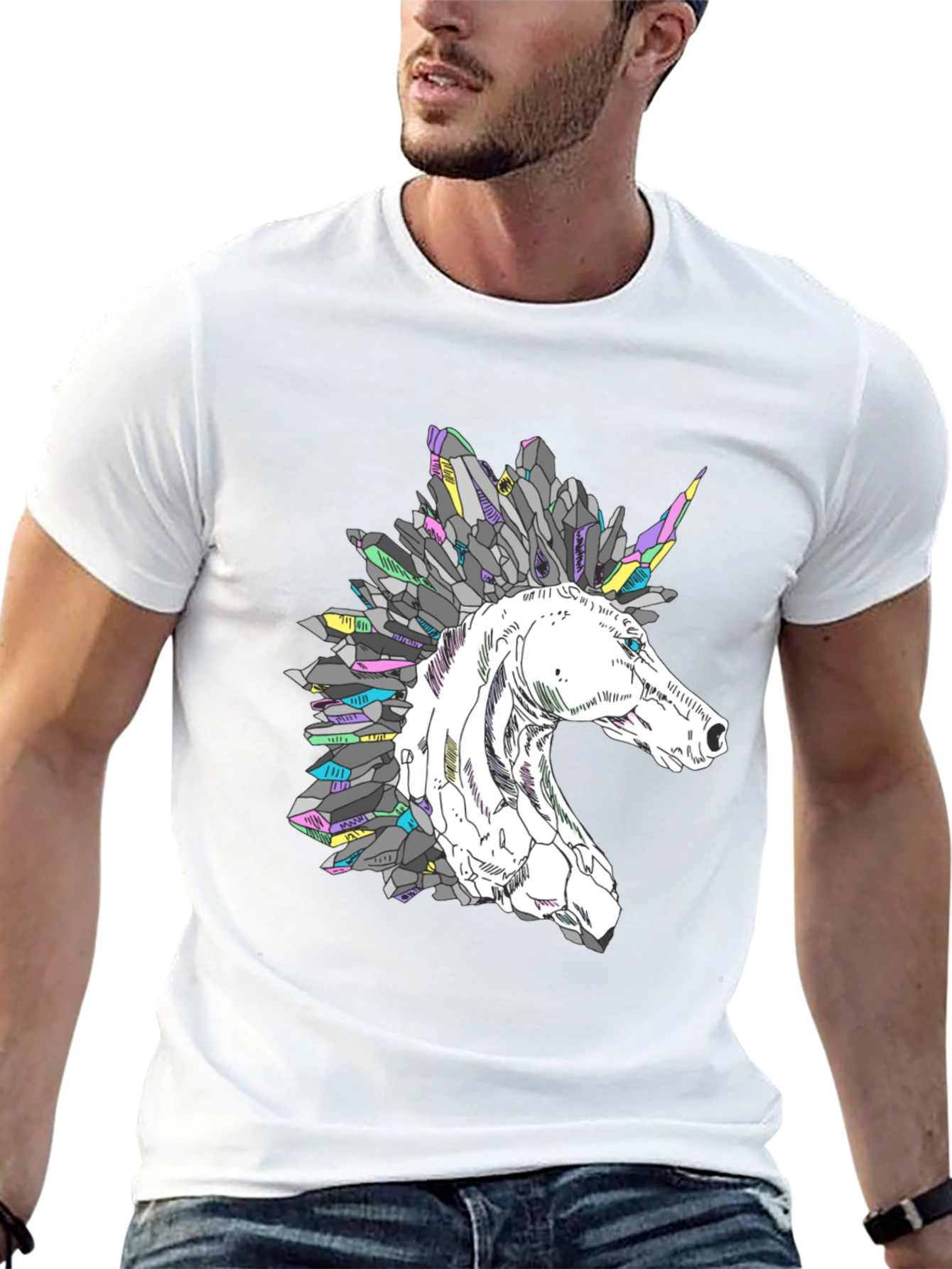 Crystal Unicorn Graphic Tee