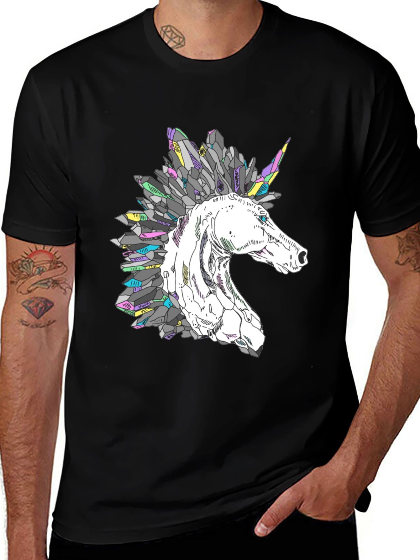 Crystal Unicorn Graphic Tee