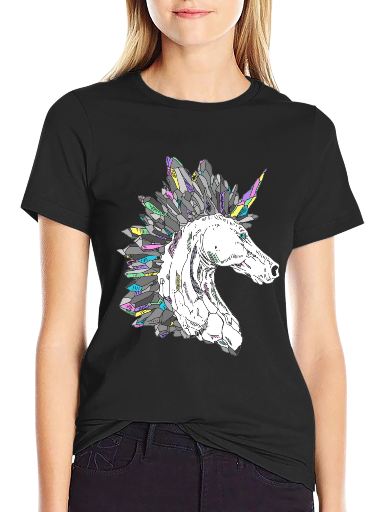 Crystal Unicorn Graphic Tee