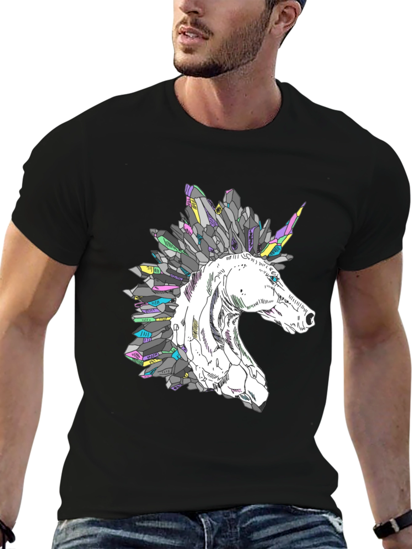 Crystal Unicorn Graphic Tee