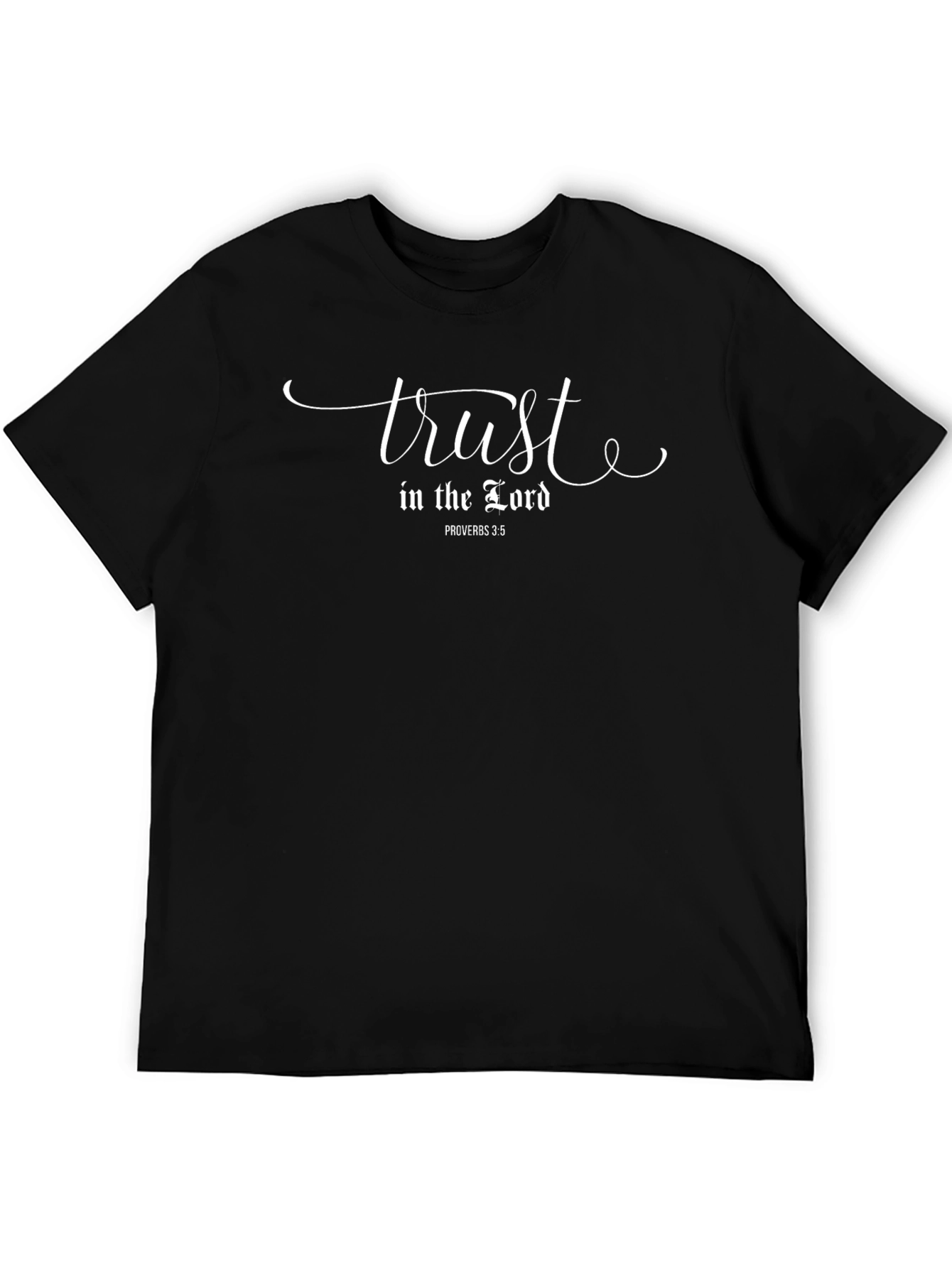 Trust in the Lord Black T-Shirt