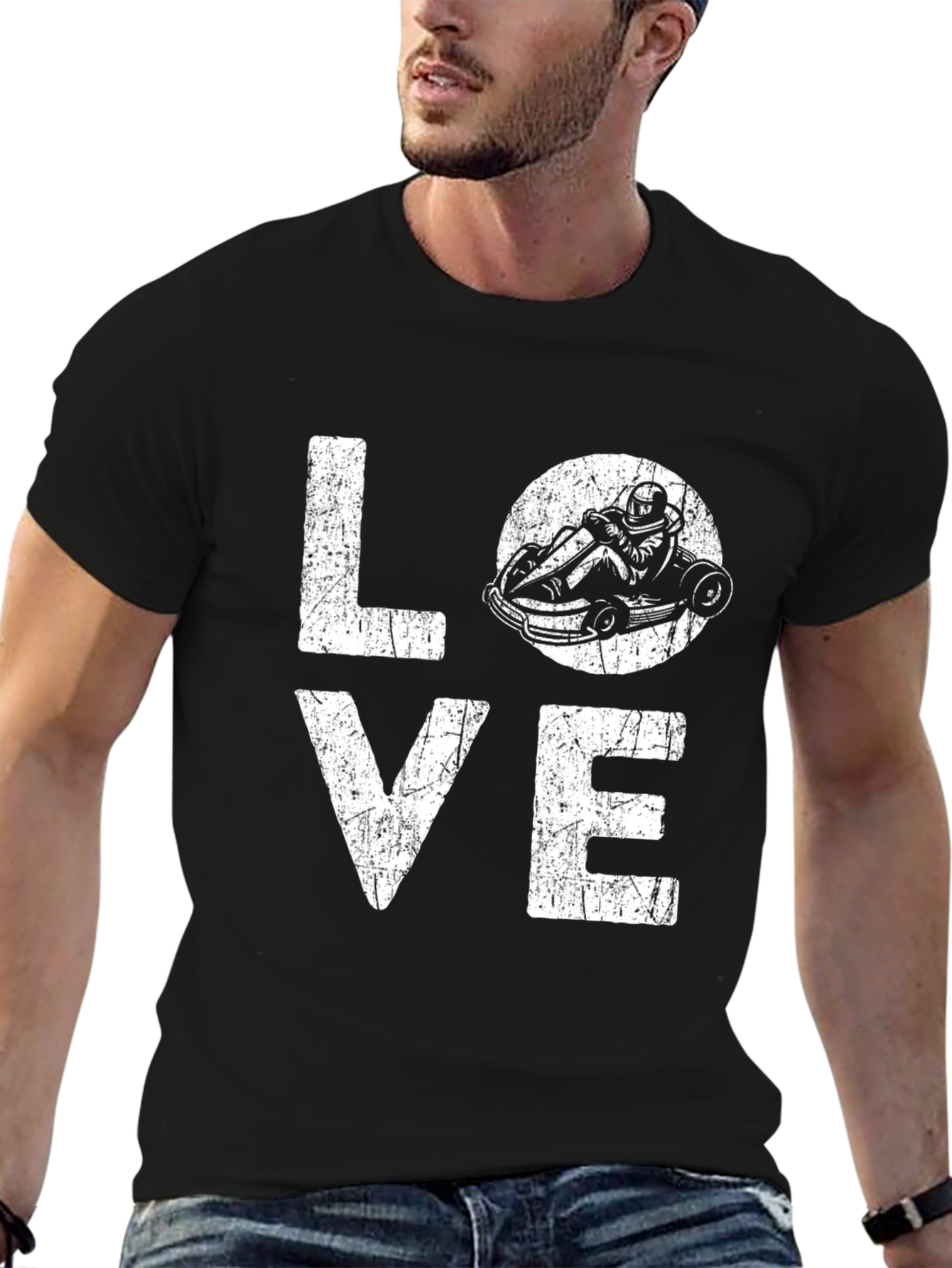 Love Kart Racing T-Shirt - Go-Kart Tee