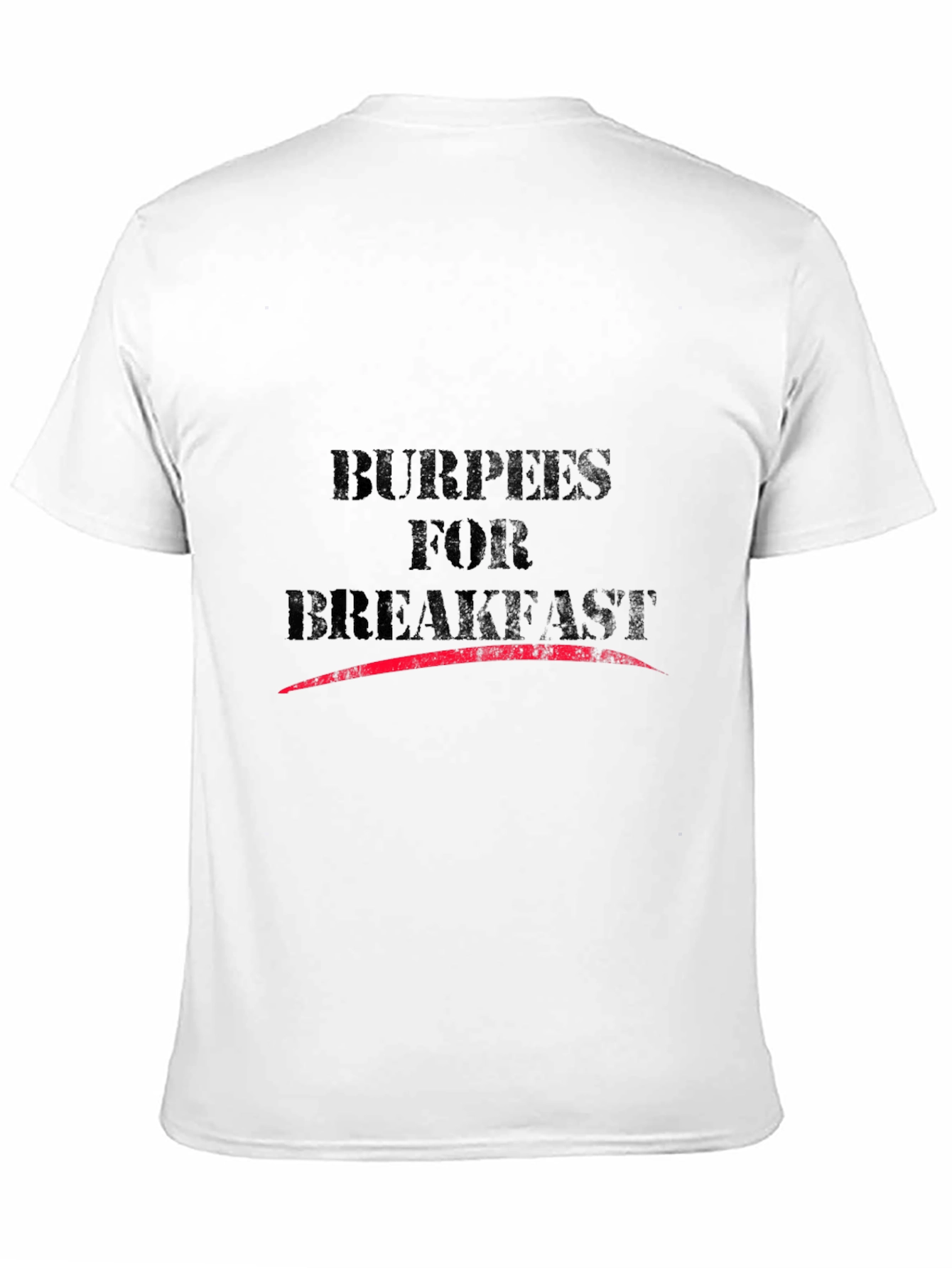 Burpees for Breakfast Black T-Shirt