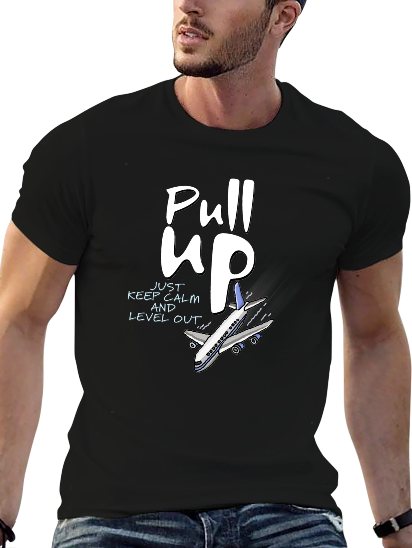 Pull Up Aircraft T-Shirt - Pilot Aviation Tee