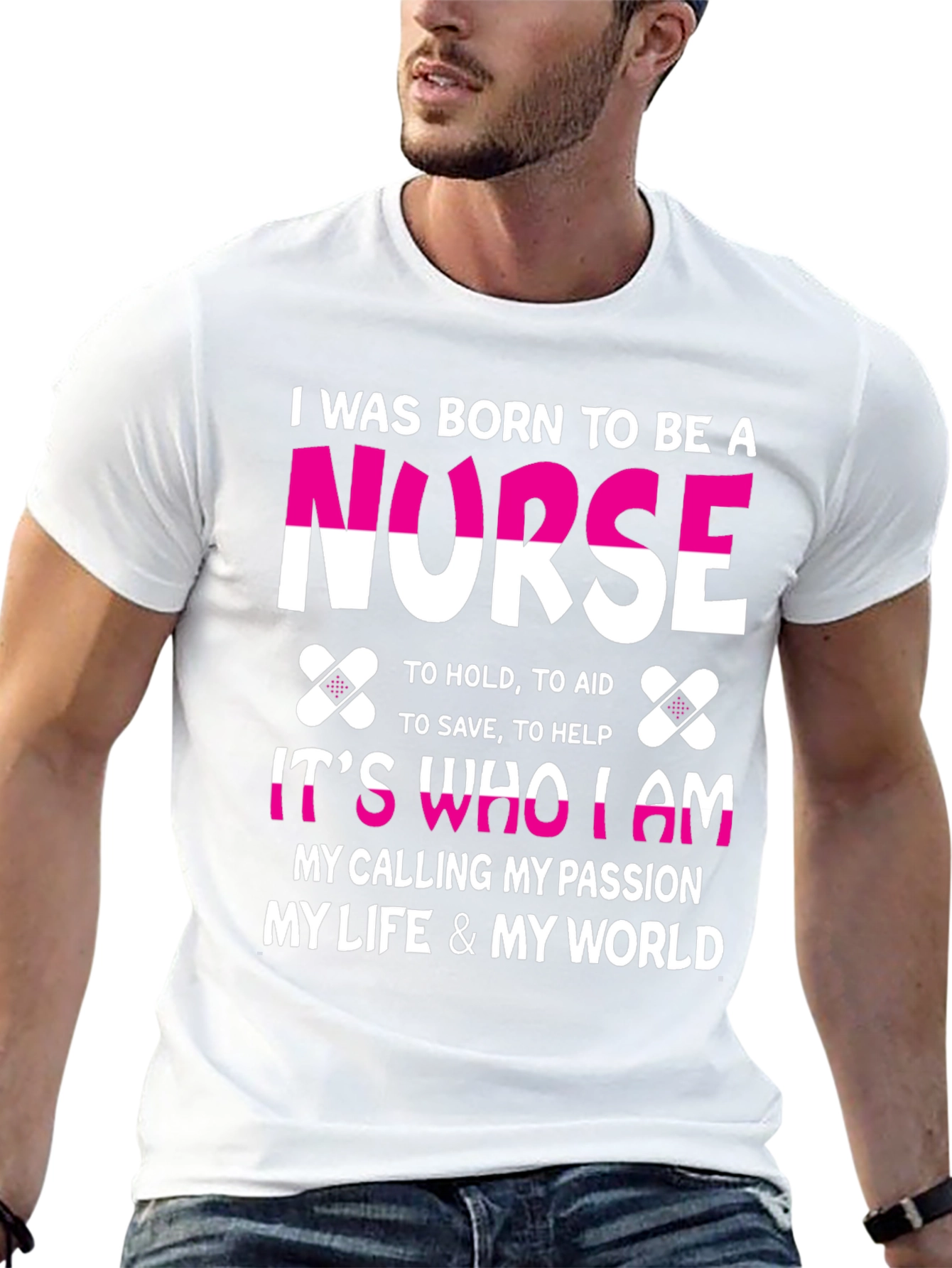 Nurse Pride T-Shirt: Born to Be a Nurse