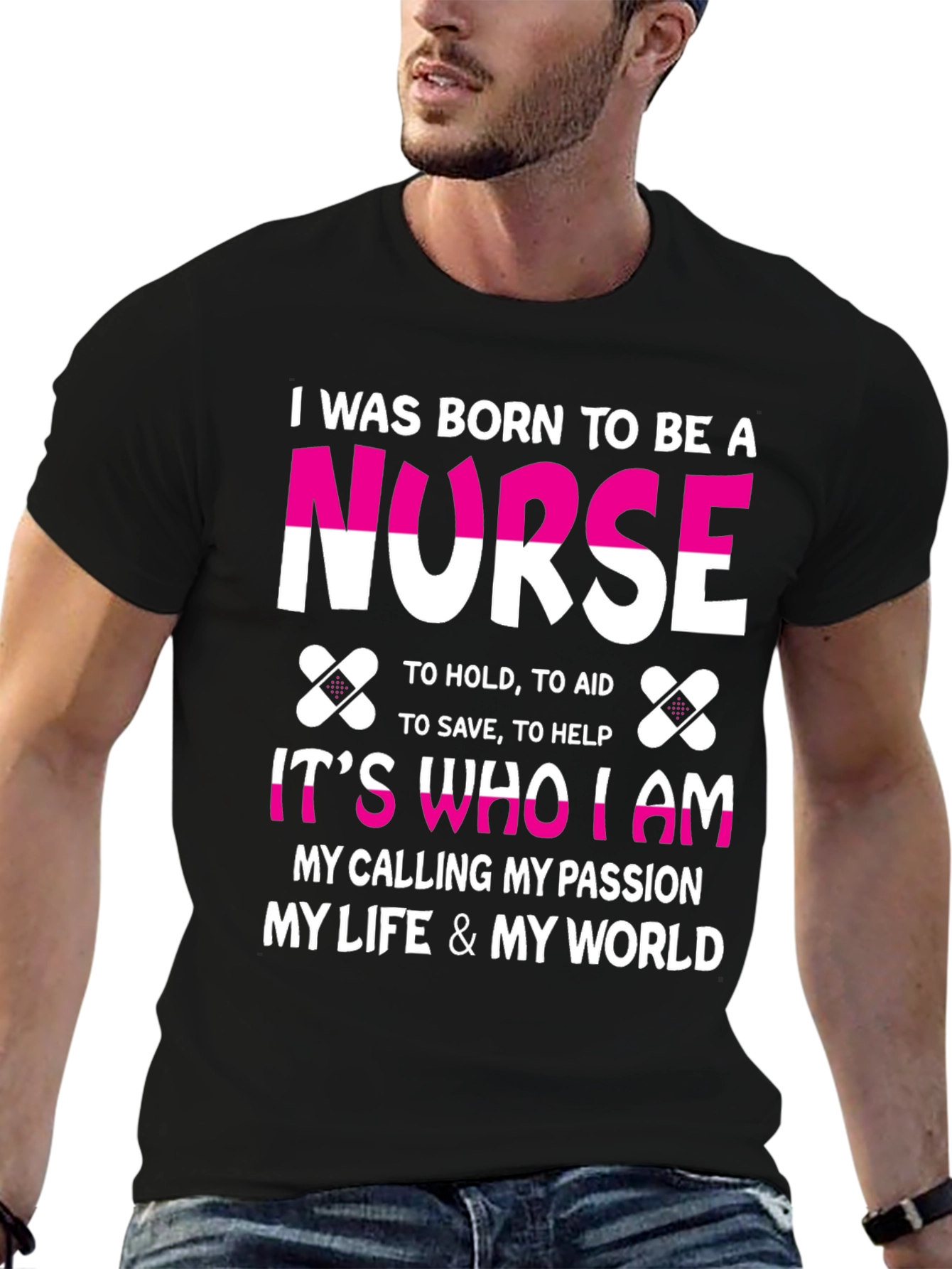 Nurse Pride T-Shirt: Born to Be a Nurse