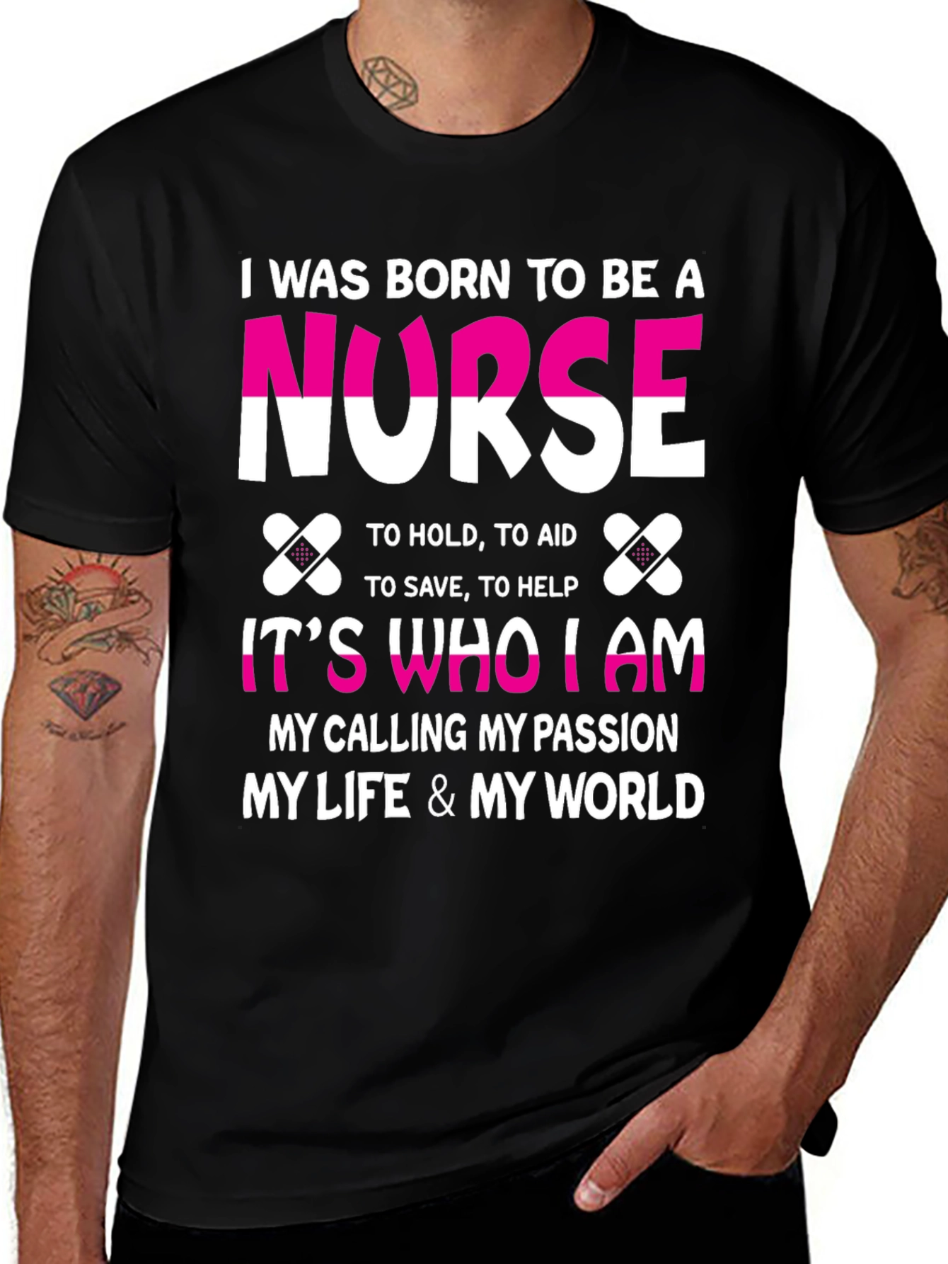 Nurse Pride T-Shirt: Born to Be a Nurse