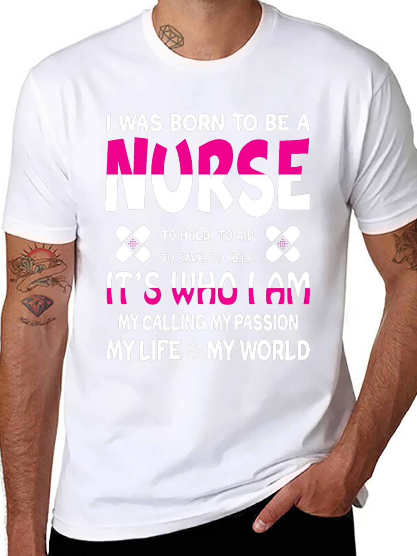 Nurse Pride T-Shirt: Born to Be a Nurse