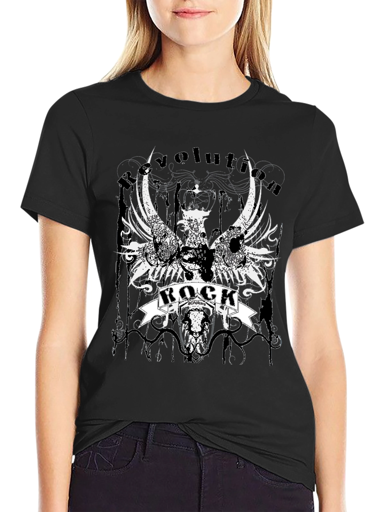 Revolution Rock T-Shirt - Graphic Print Tee