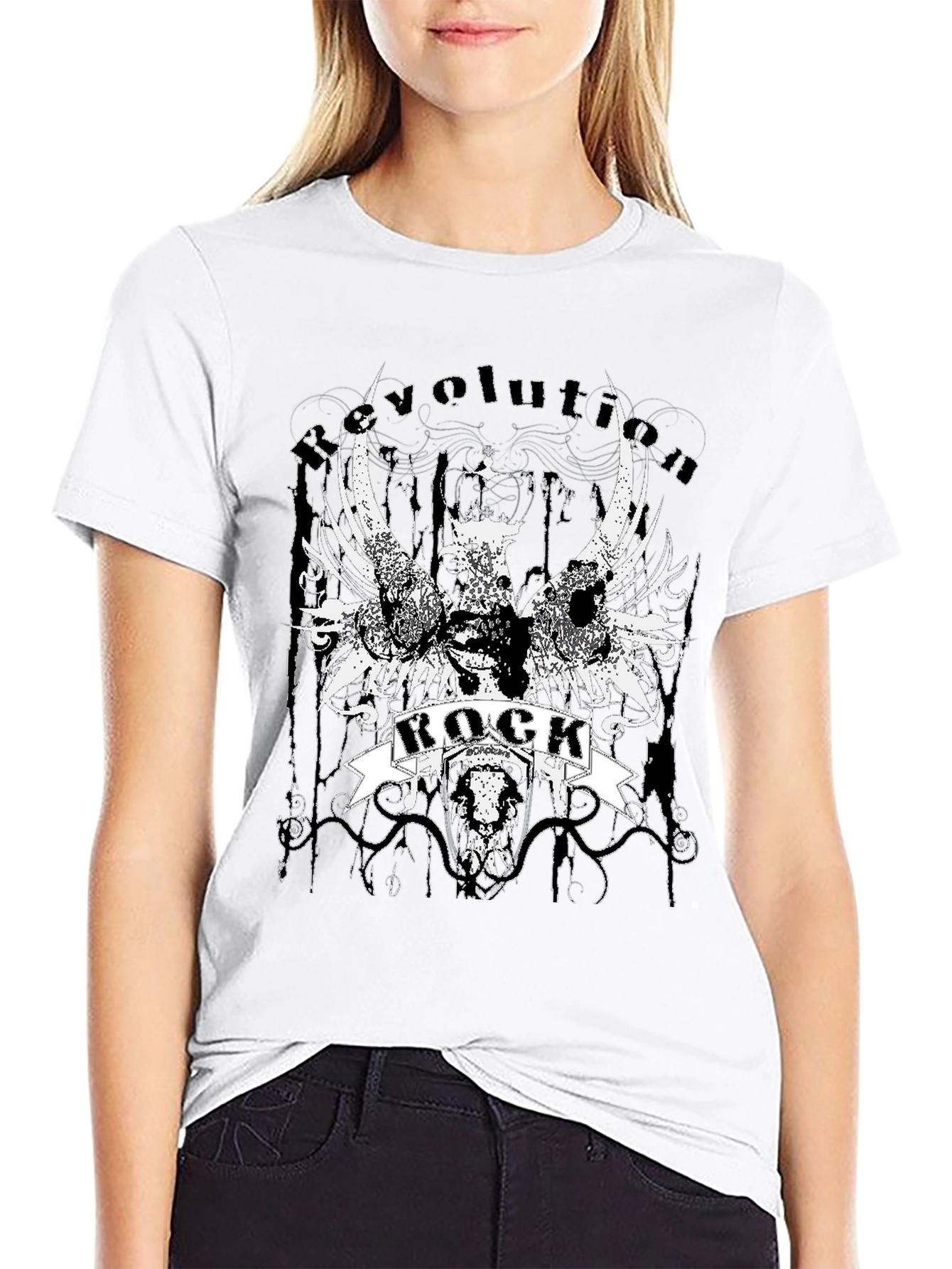 Revolution Rock T-Shirt - Graphic Print Tee