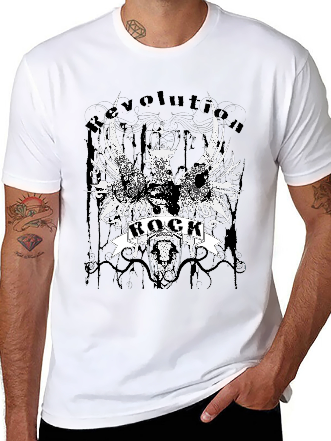 Revolution Rock T-Shirt - Graphic Print Tee