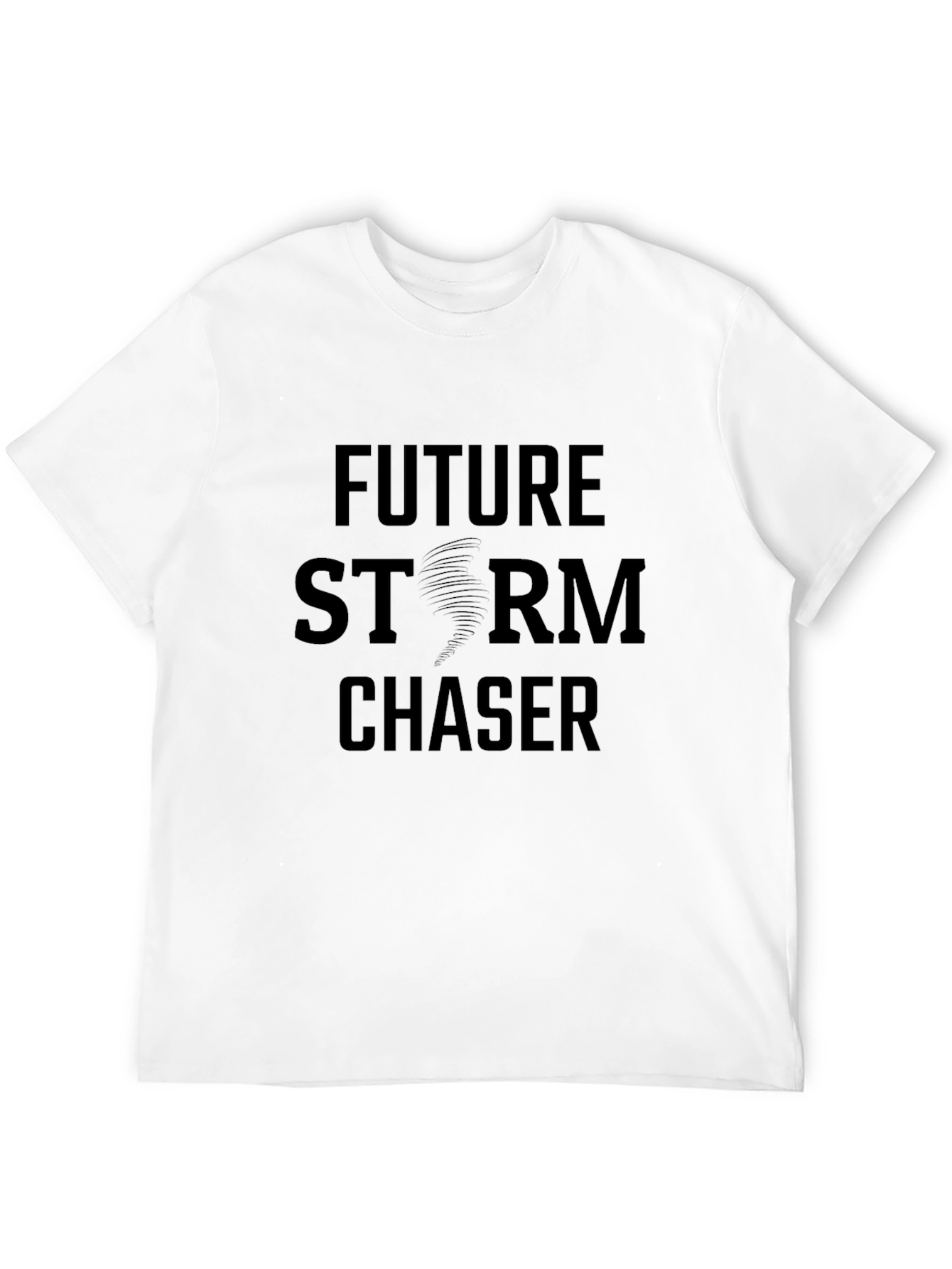 Future Storm Chaser Black Graphic T-Shirt