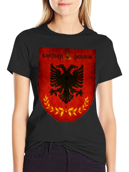 Albanian Eagle Shield Graphic T-Shirt - Kastrati Designs