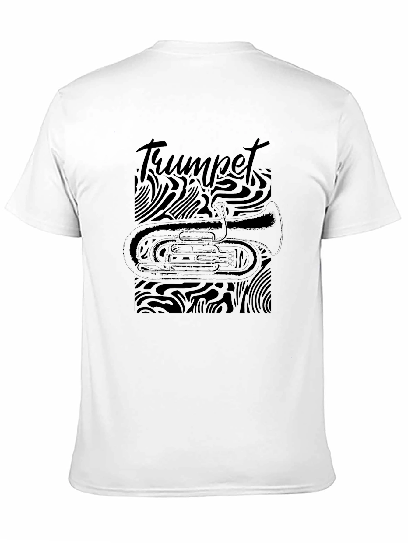 Trumpet Graphic Black Tee