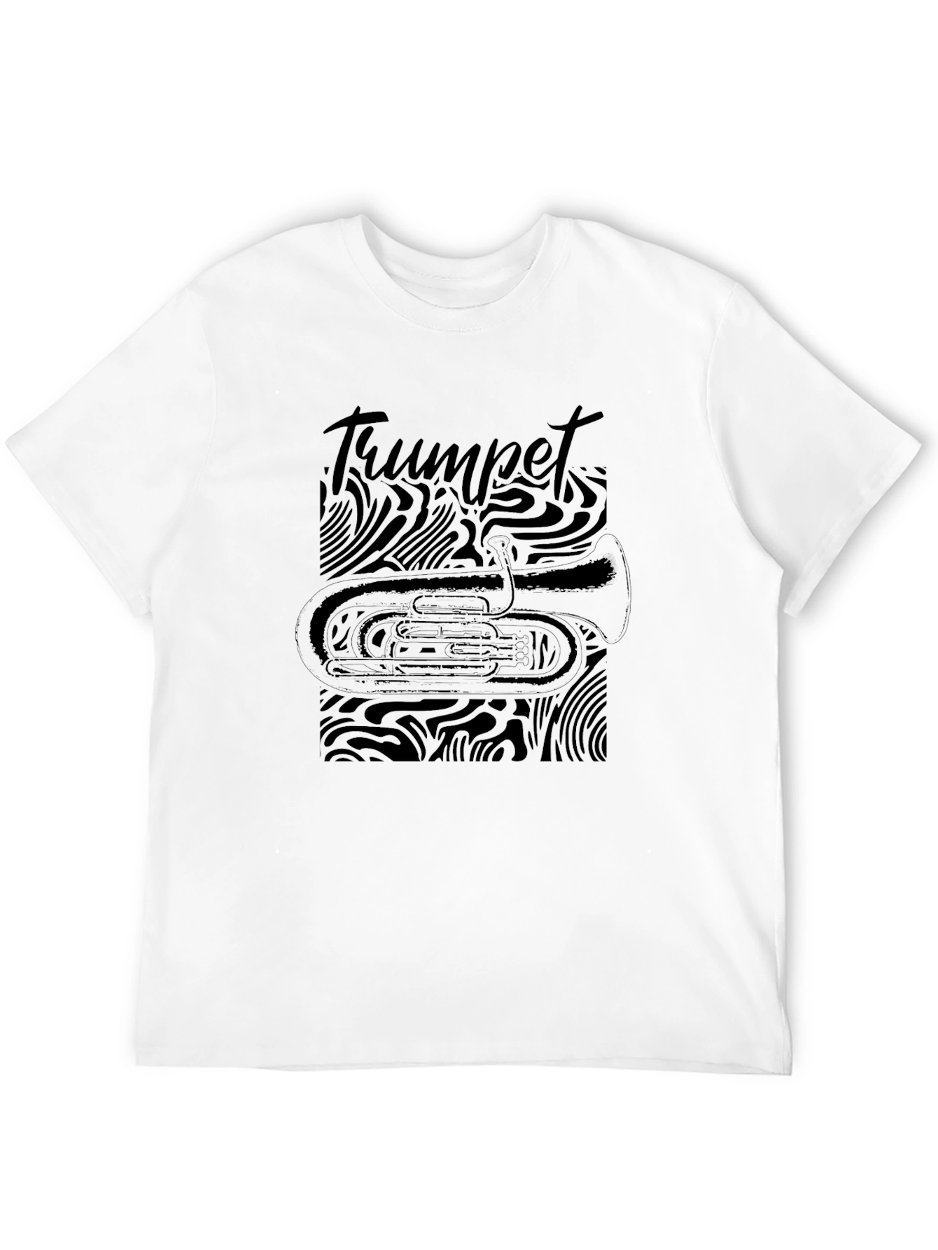 Trumpet Graphic Black Tee