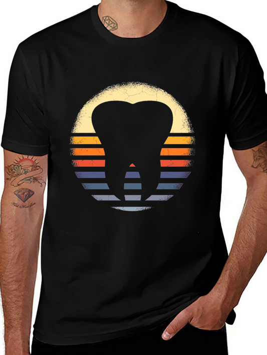 Retro Dentist Tooth Graphic Tee