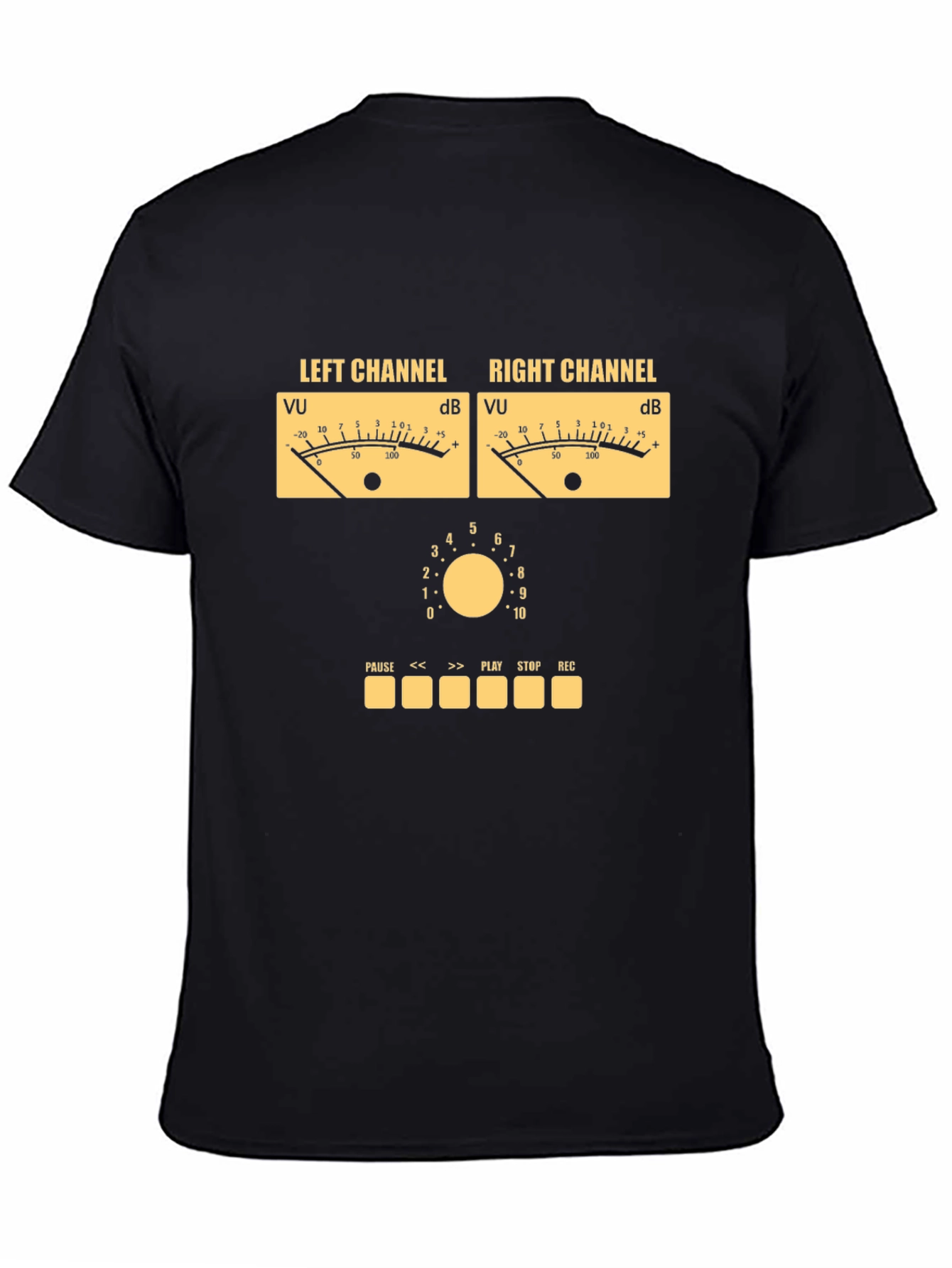 Retro Audio Mixer Graphic Tee