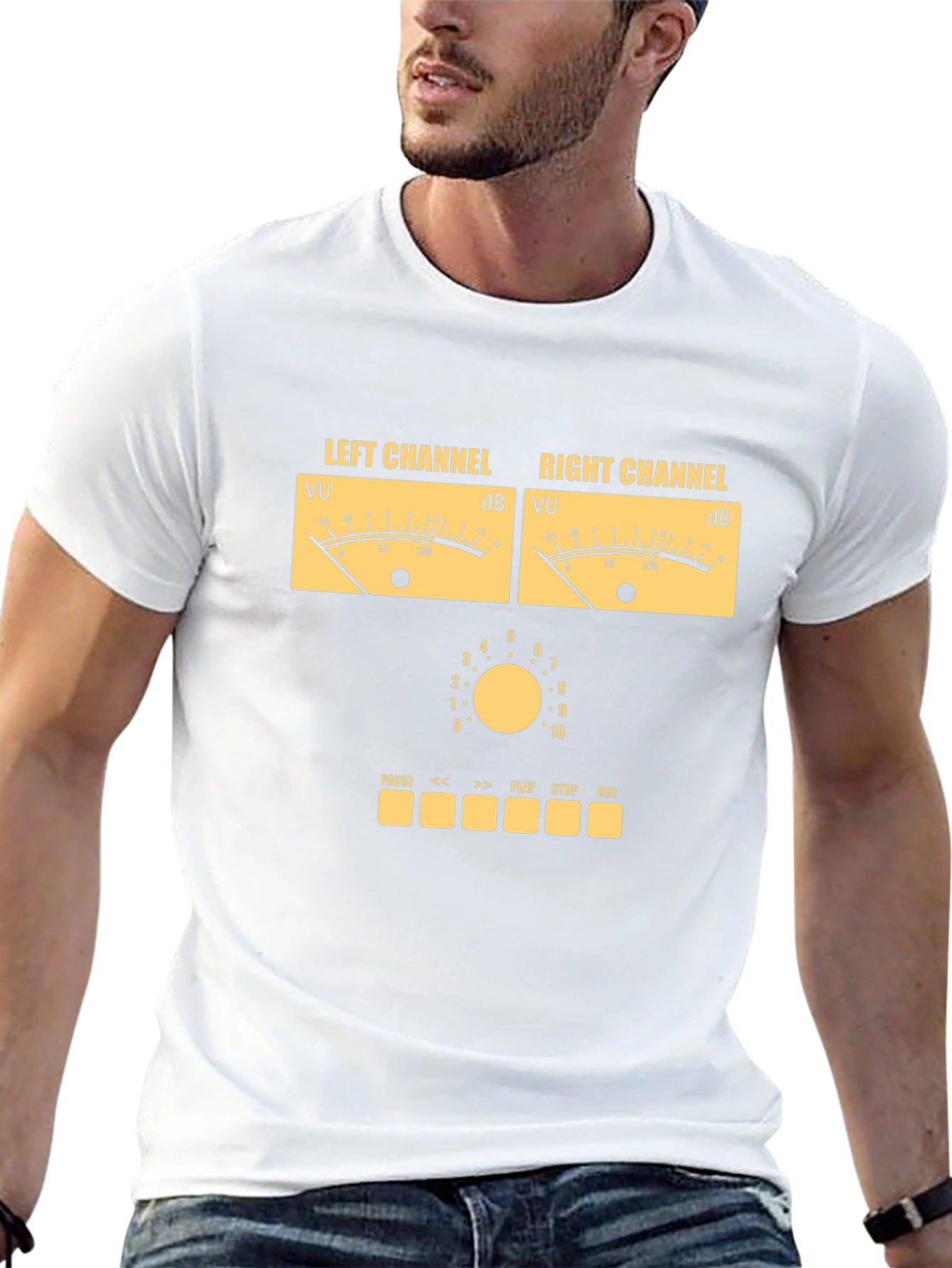 Retro Audio Mixer Graphic Tee