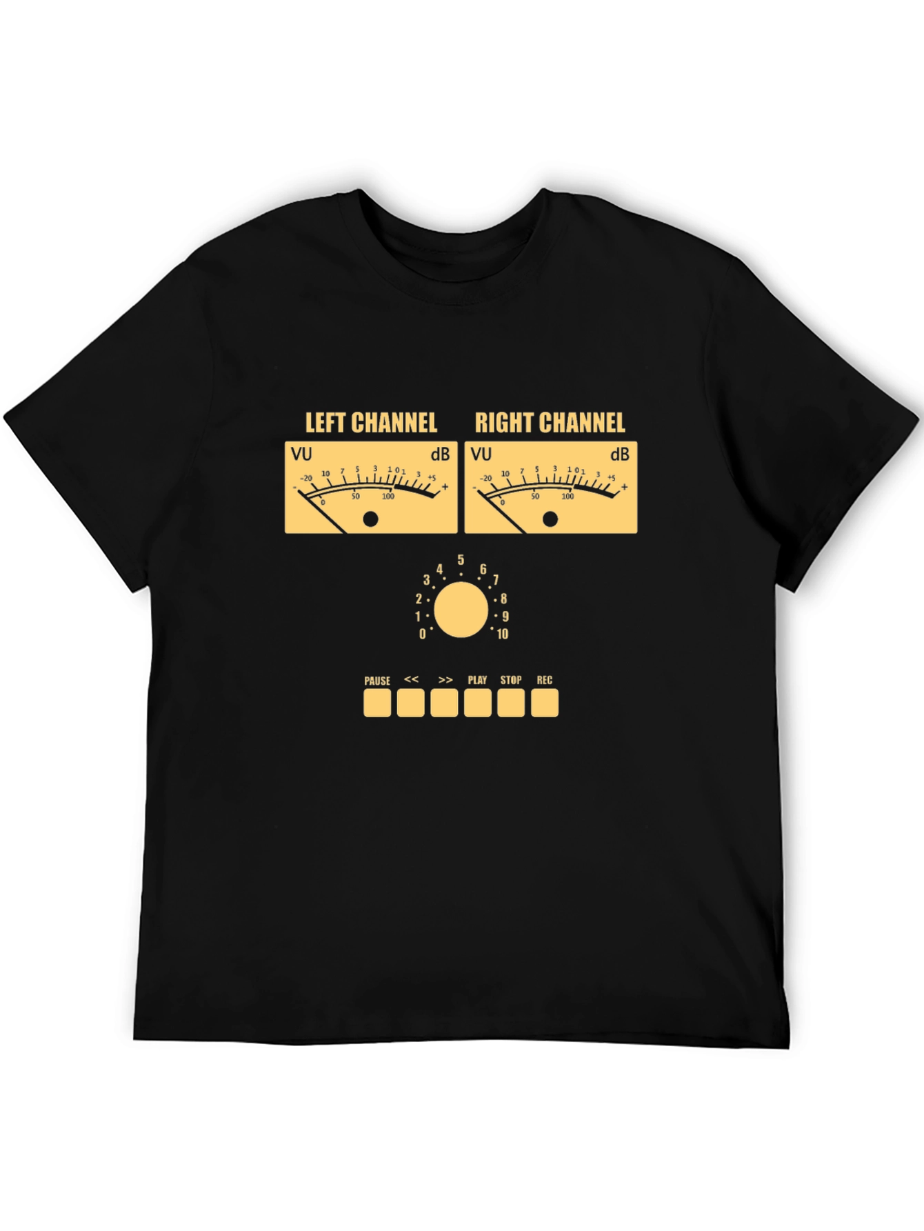 Retro Audio Mixer Graphic Tee