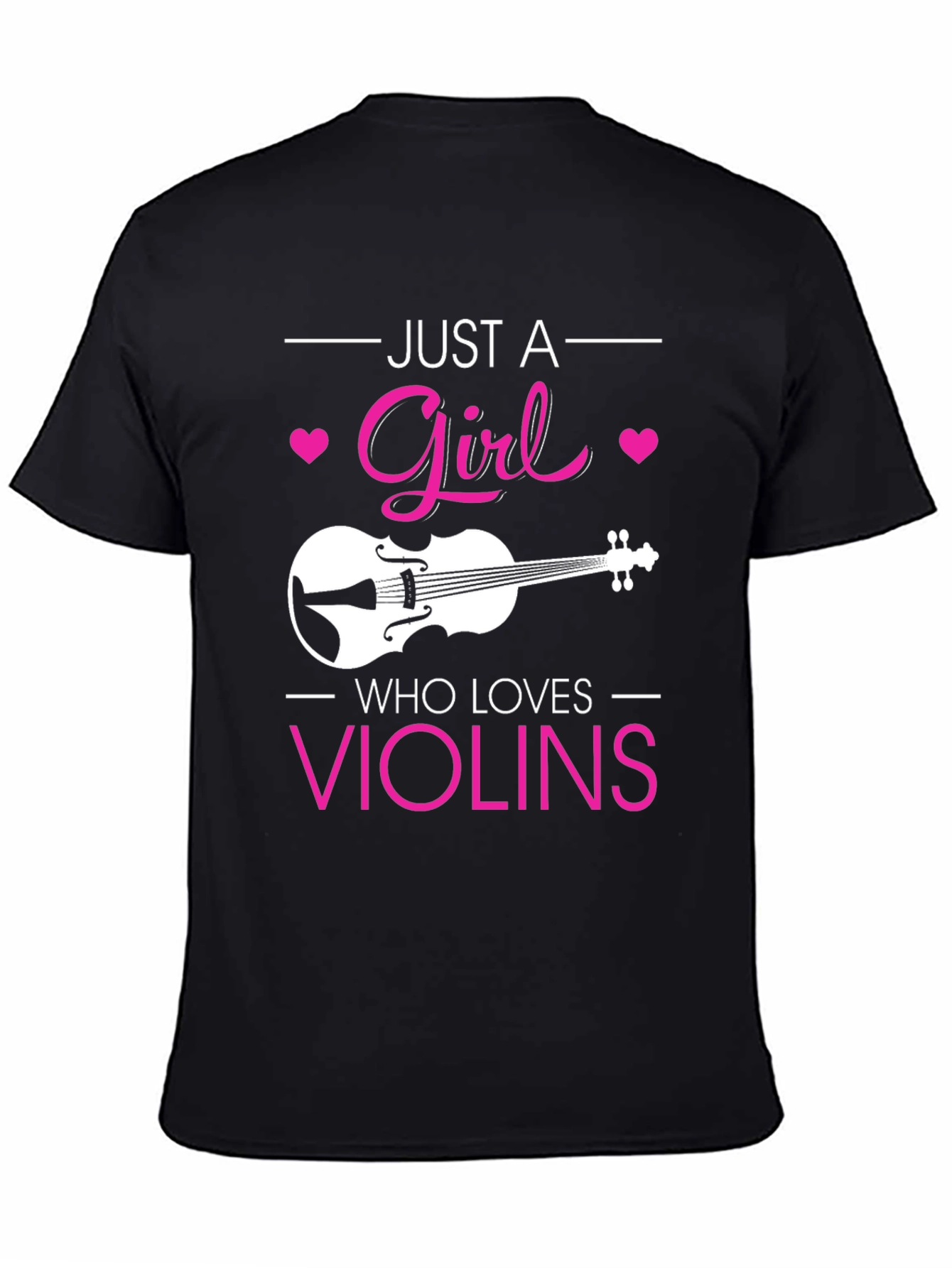 Just a Girl Who Loves Violins T-Shirt