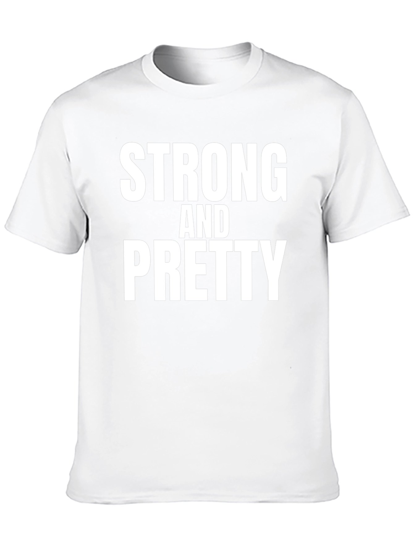Strong and Pretty Graphic T-Shirt - Black