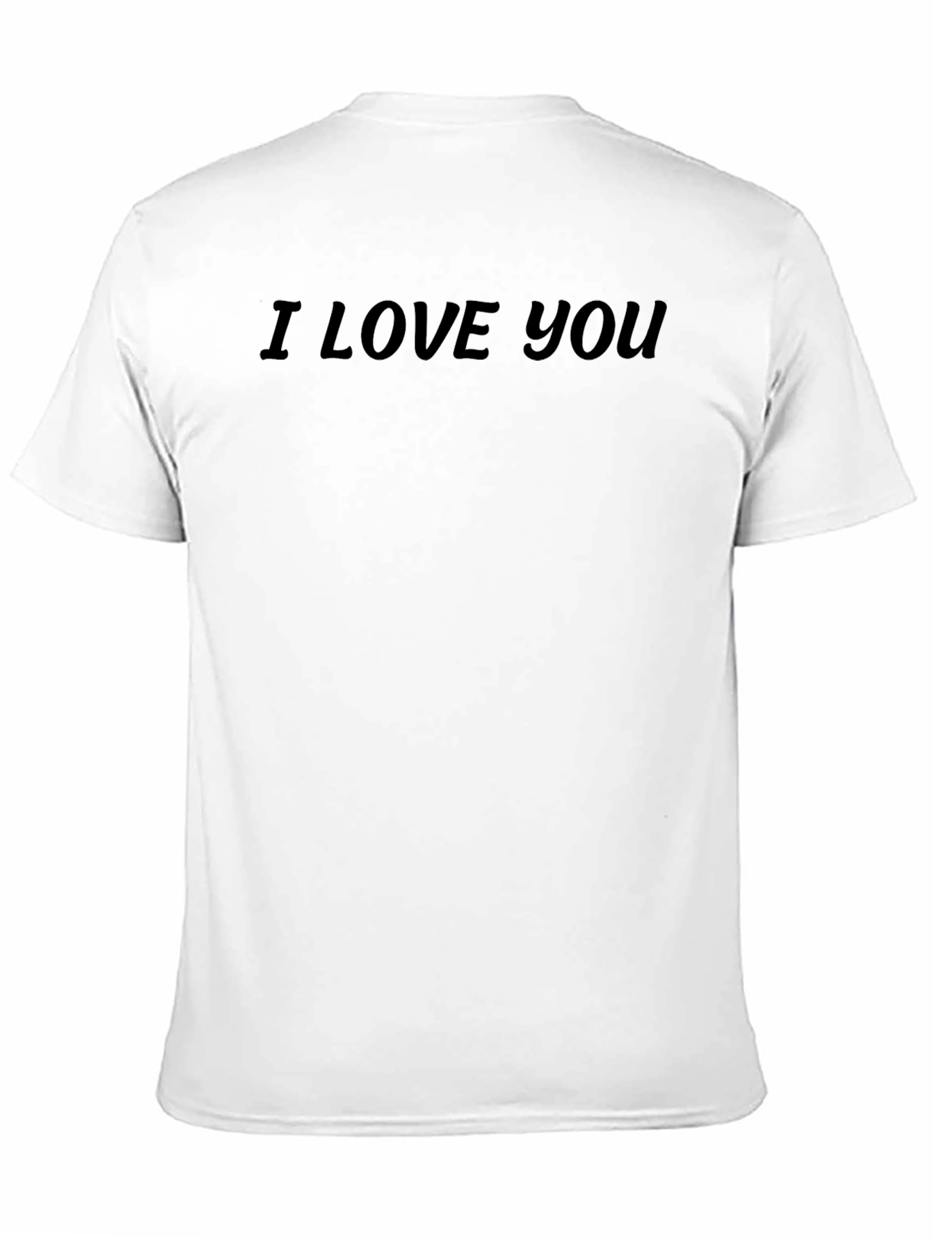 I Love You Black T-Shirt