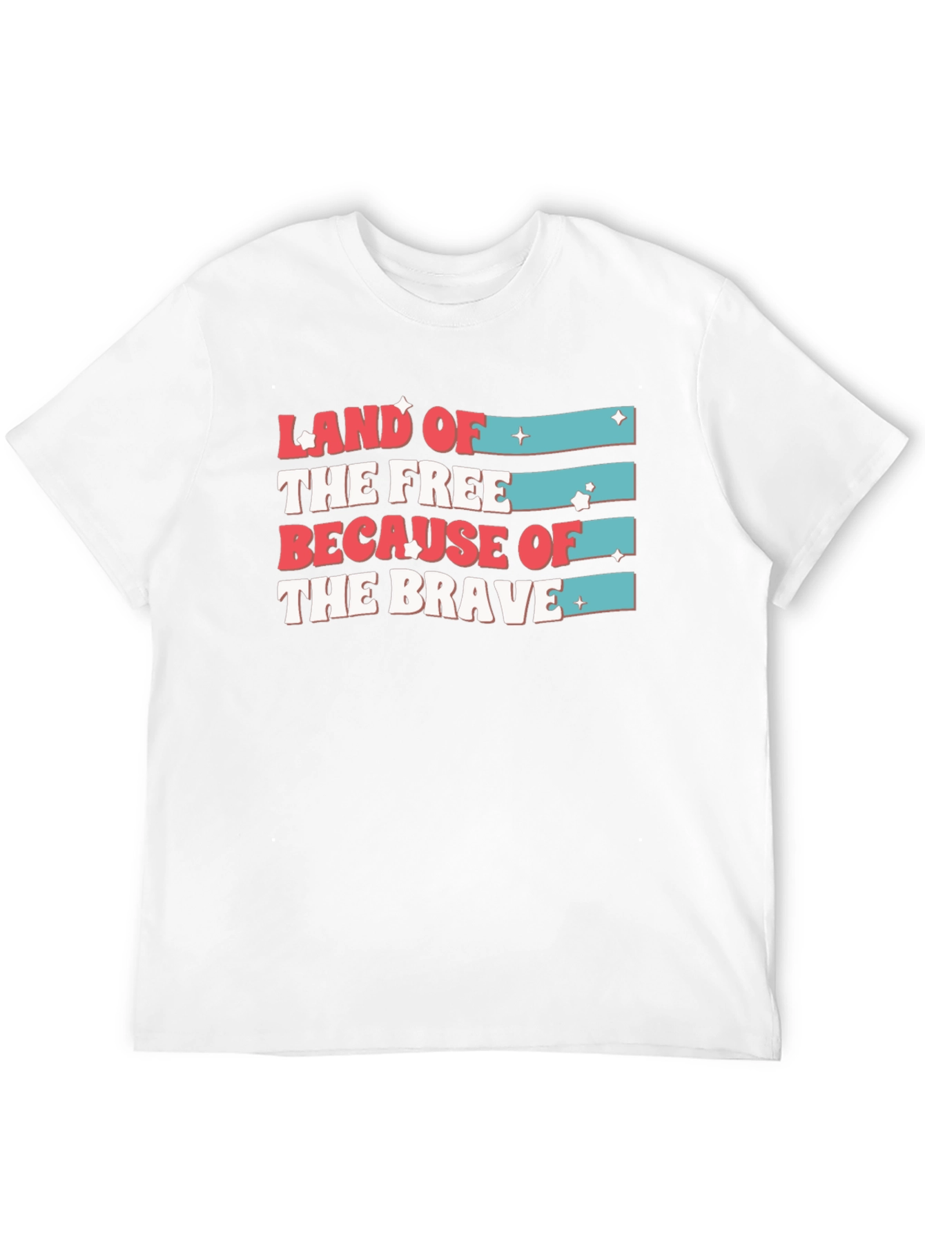 Land of the Free Patriotic Graphic Tee