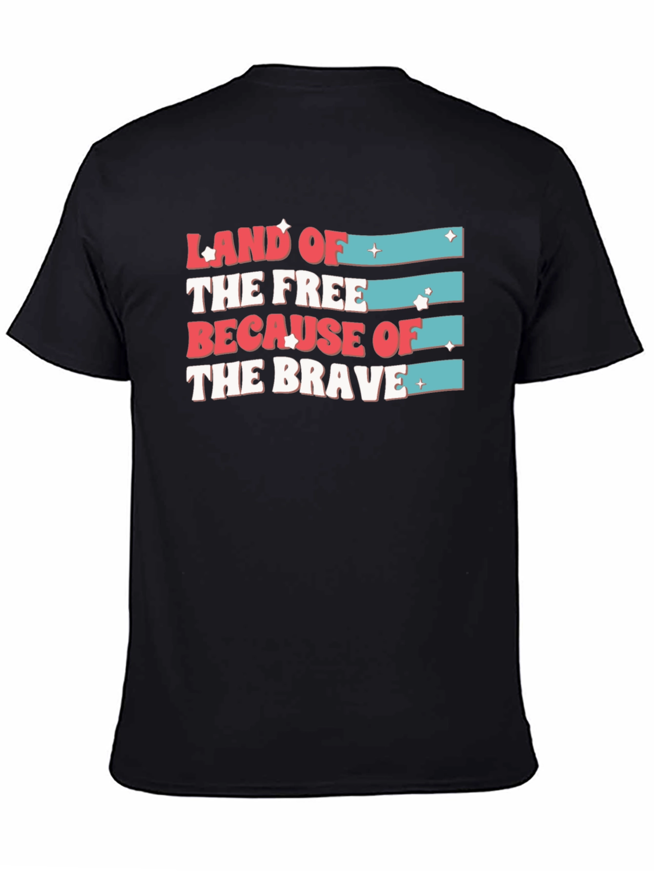 Land of the Free Patriotic Graphic Tee