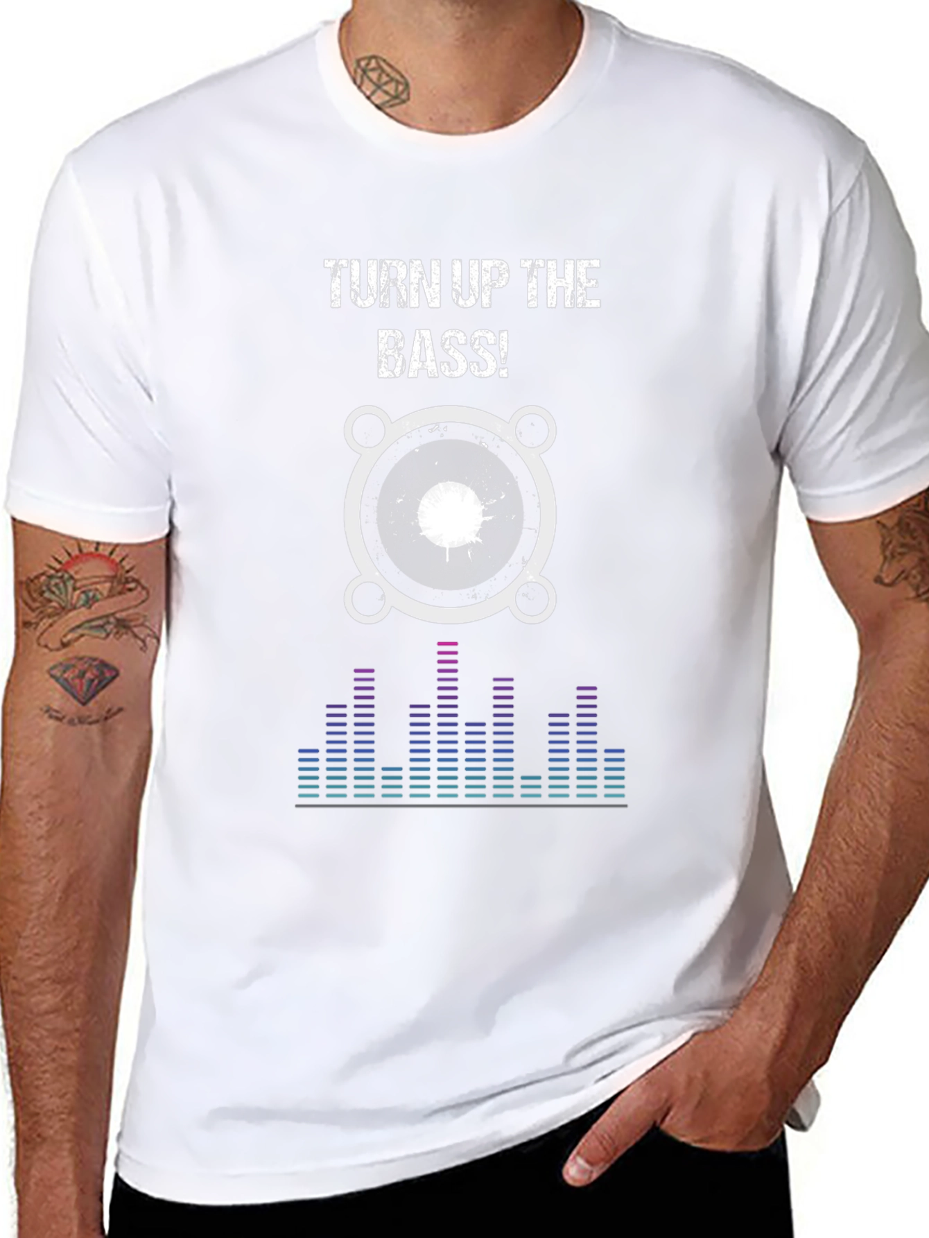 Turn Up the Bass Graphic Tee