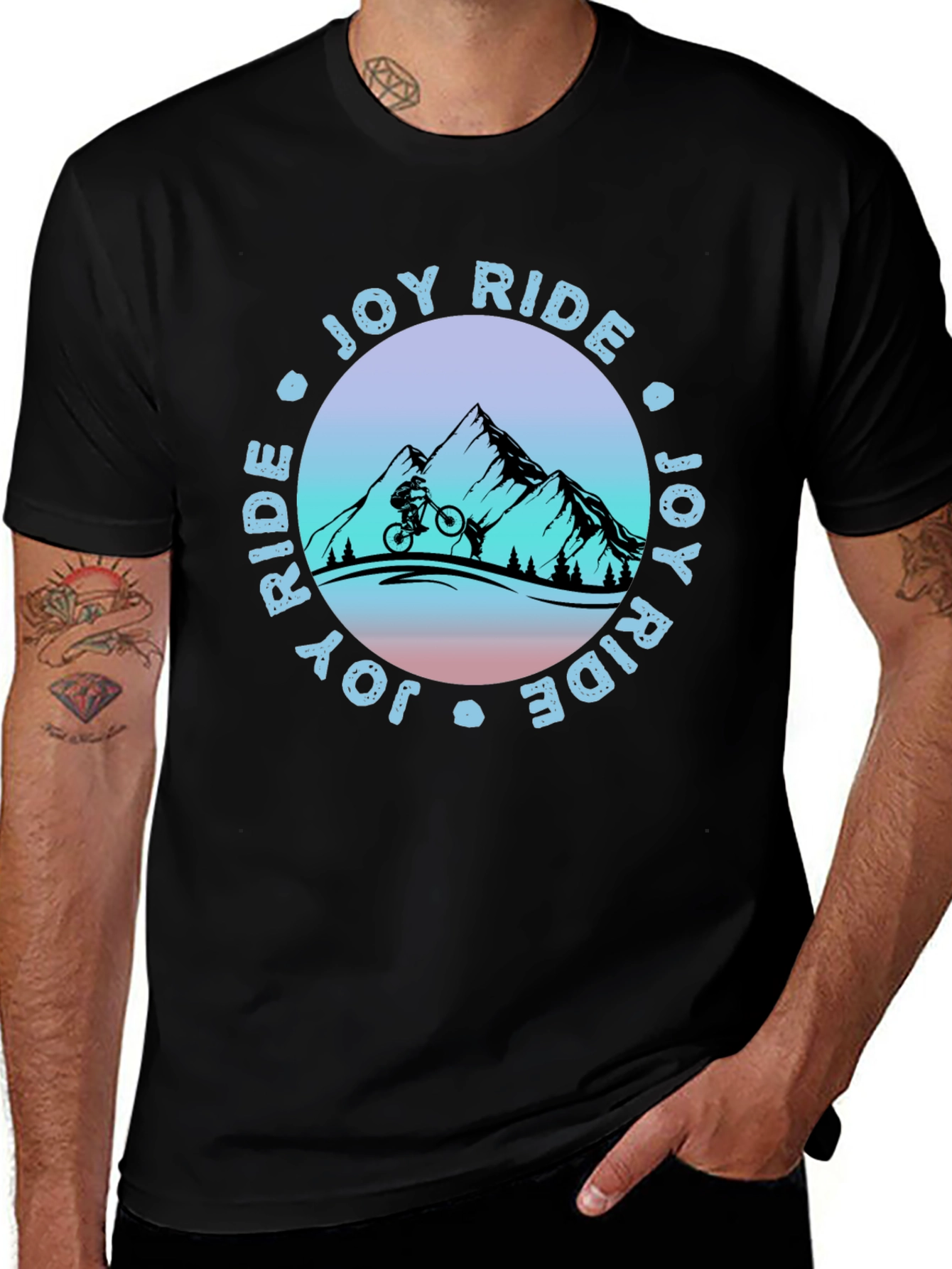 Joy Ride Mountain Bike Graphic Tee