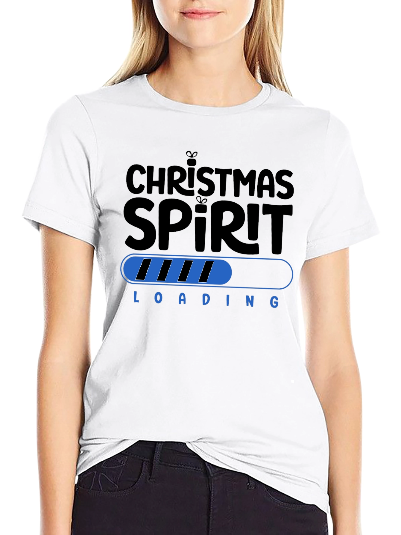 Christmas Spirit Loading Graphic Tee