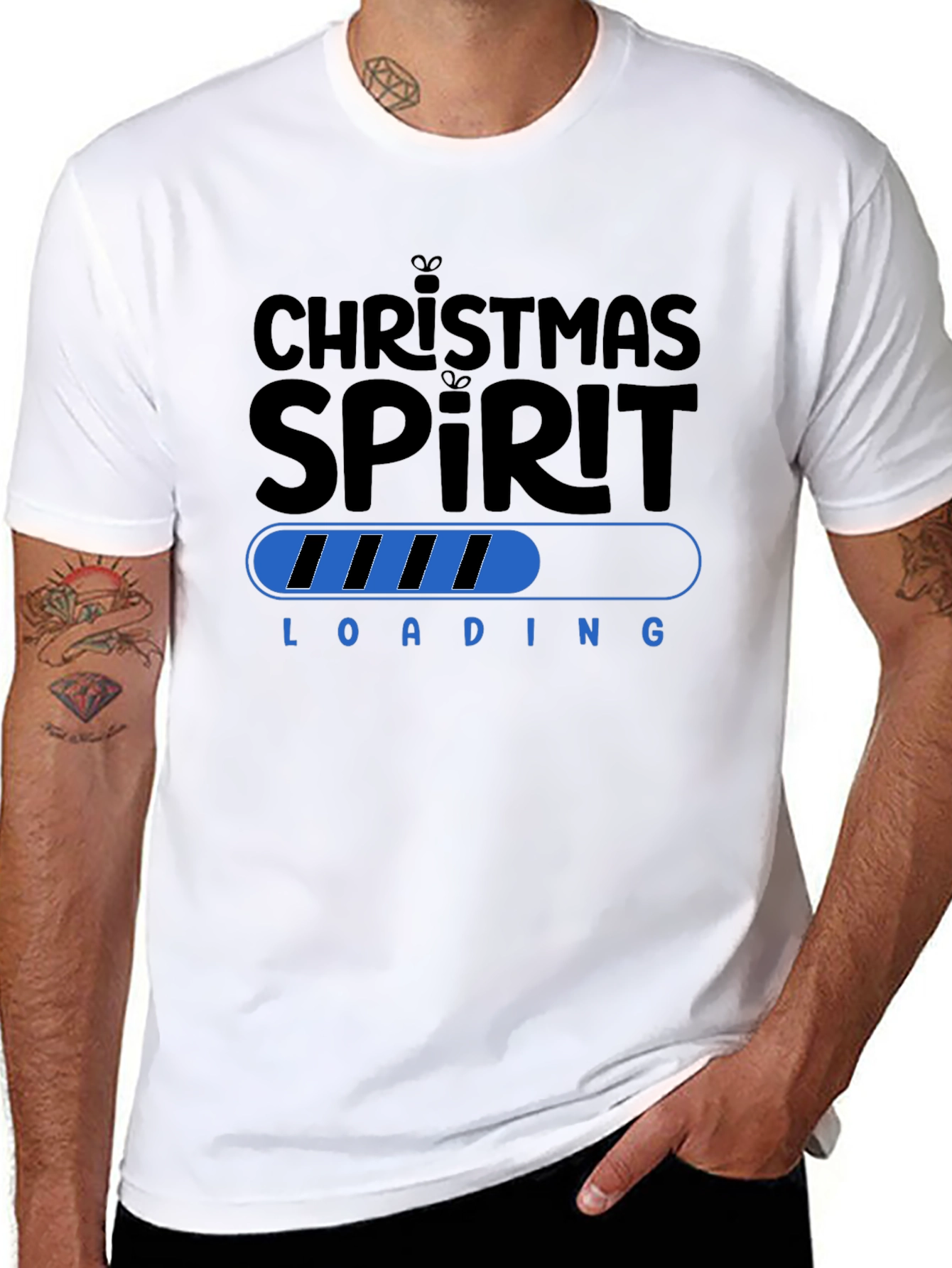 Christmas Spirit Loading Graphic Tee