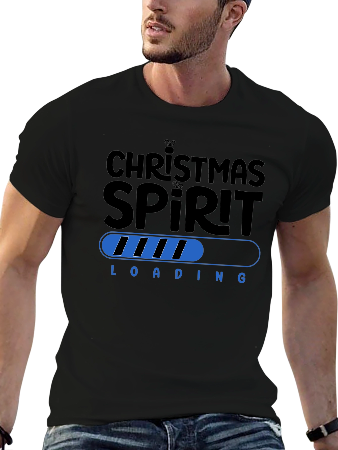 Christmas Spirit Loading Graphic Tee