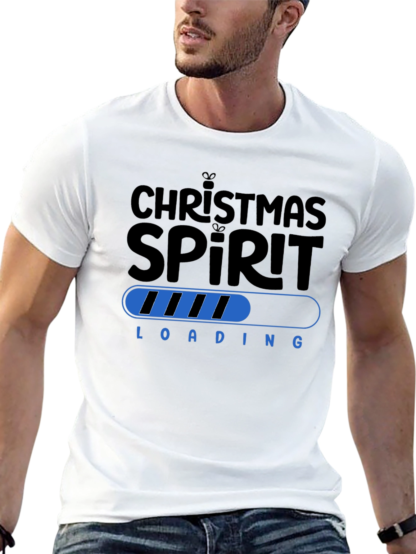 Christmas Spirit Loading Graphic Tee