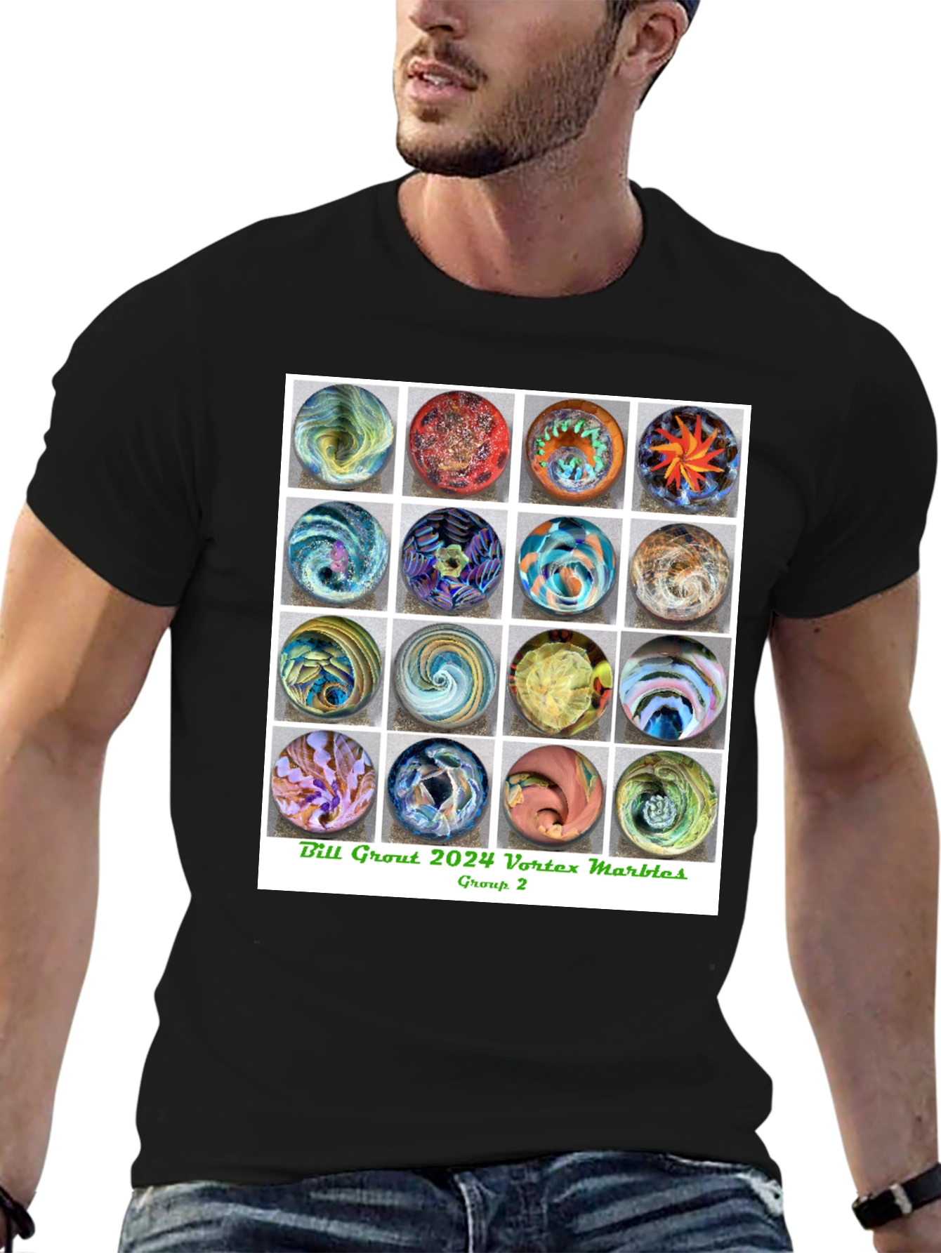 Vortex Marbles Graphic T-Shirt