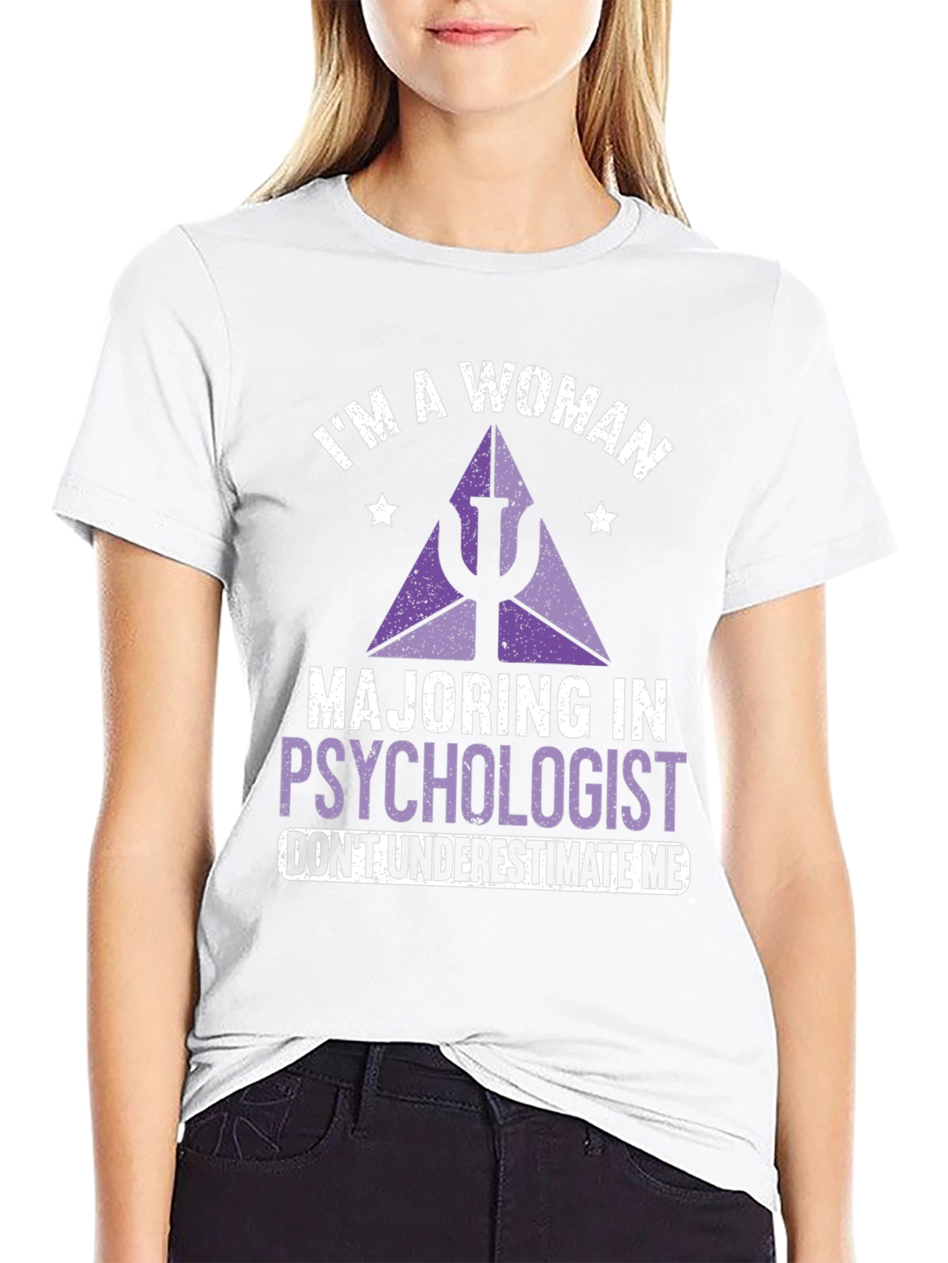 Im A Woman Majoring in Psychologist T-Shirt
